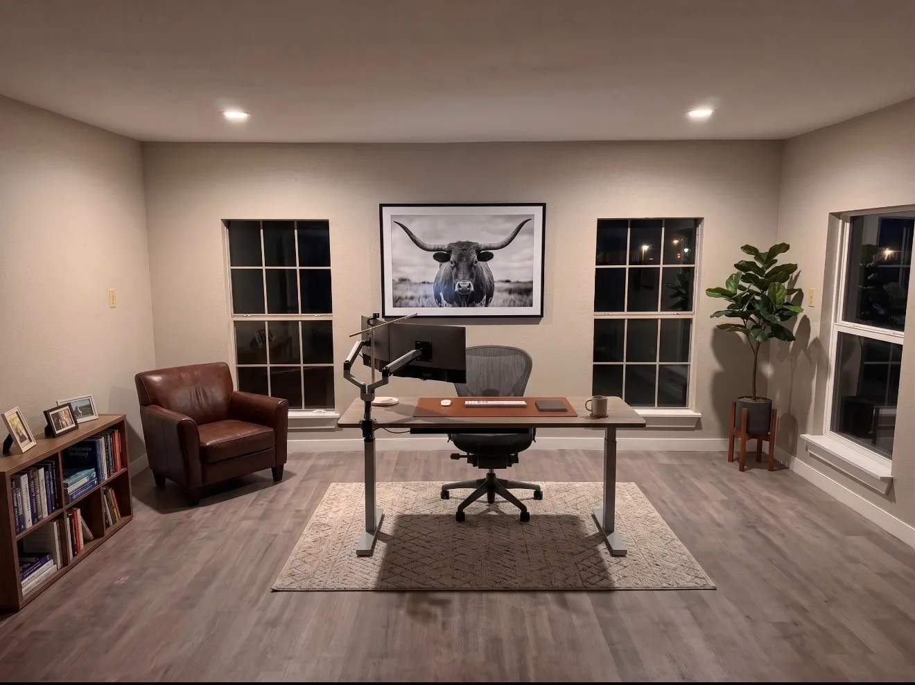 Virtually staged
