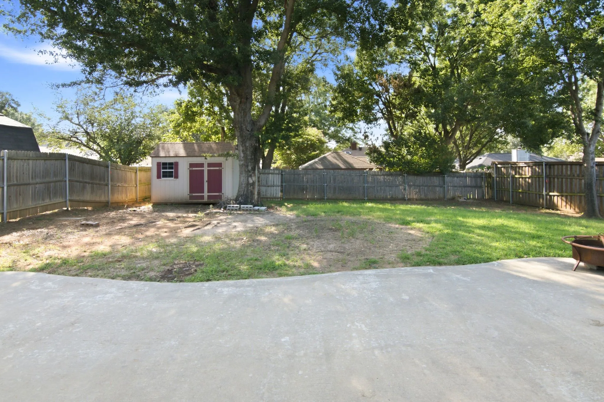 back yard