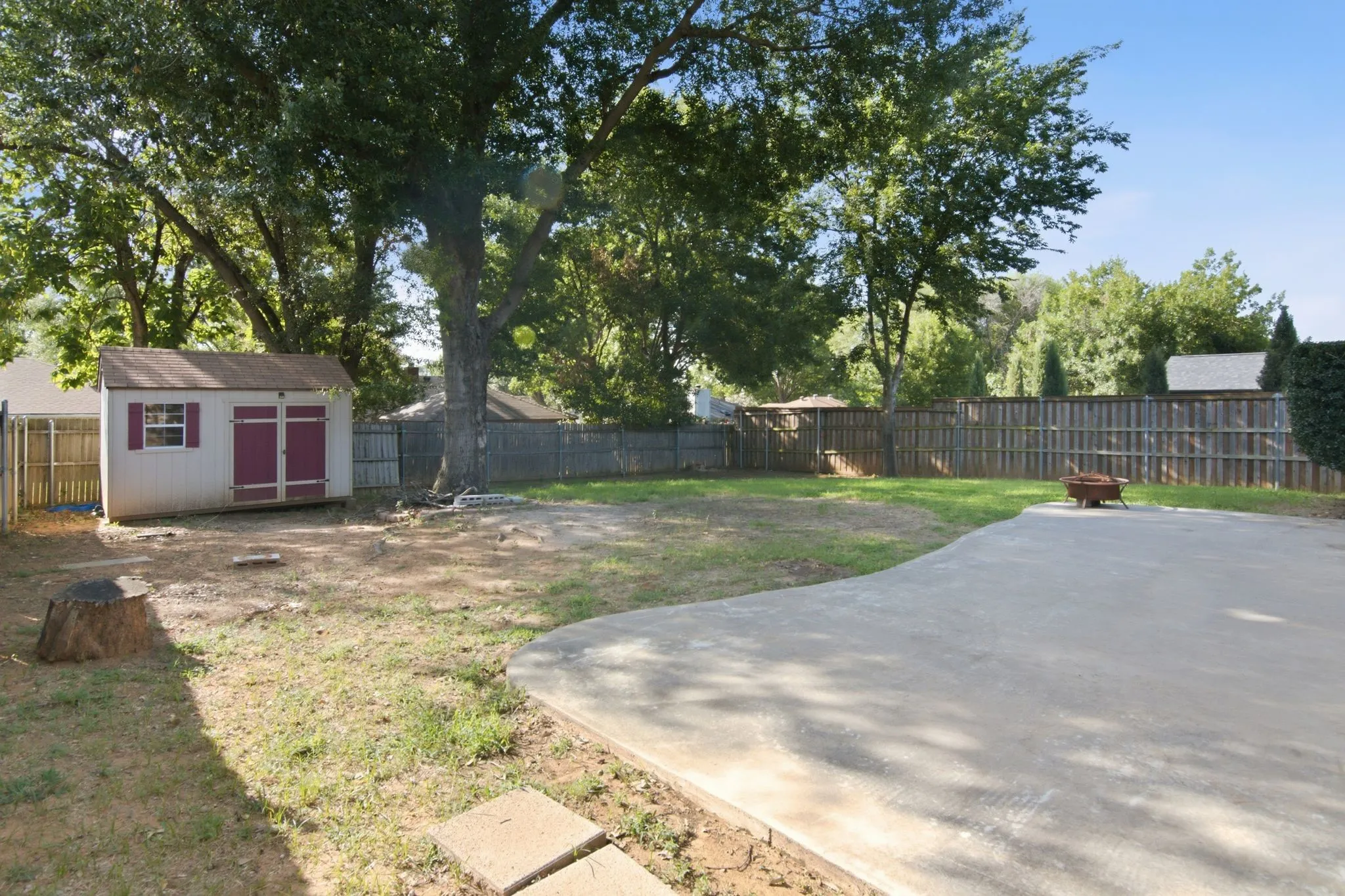 back yard