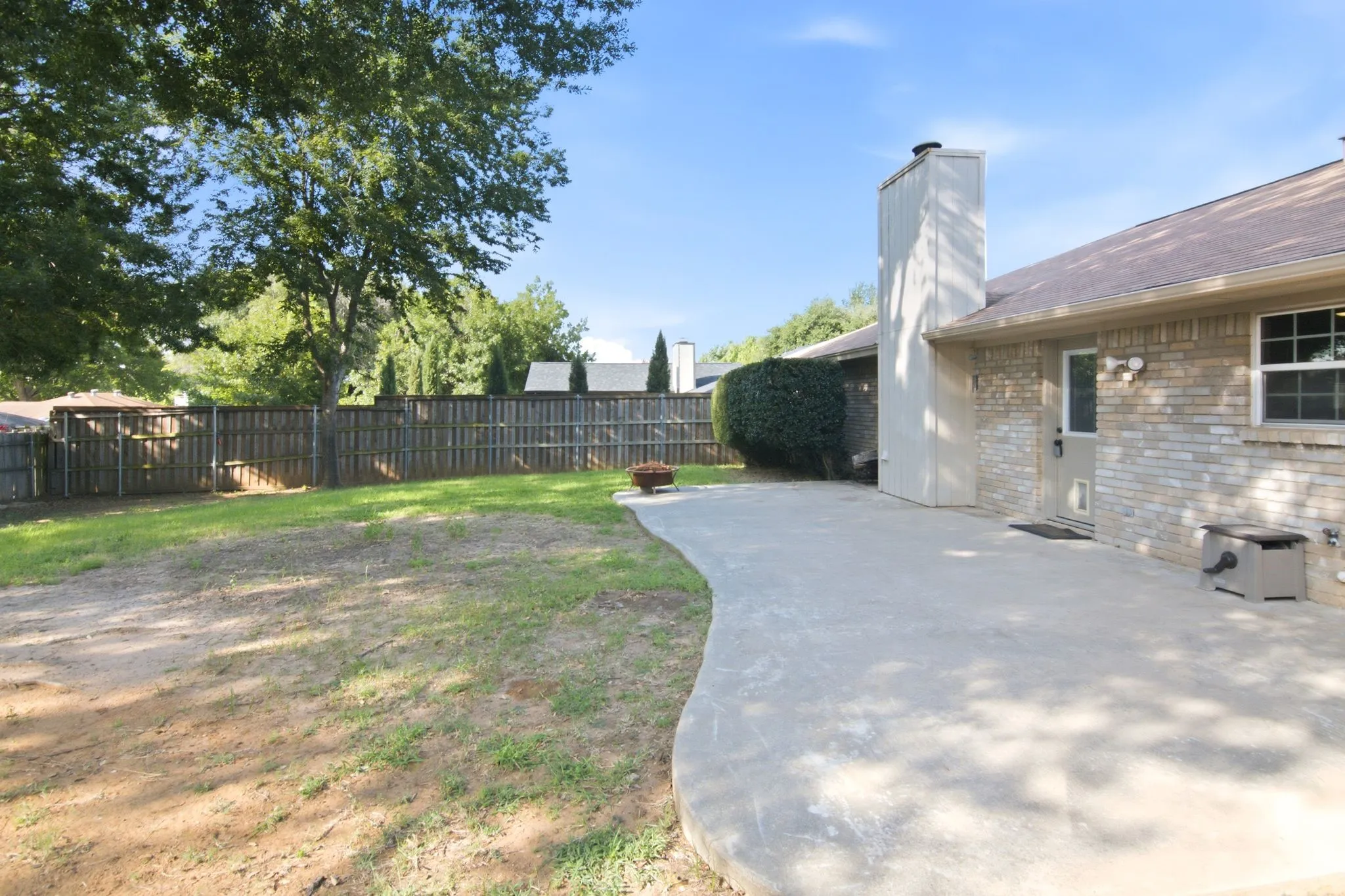 large patio