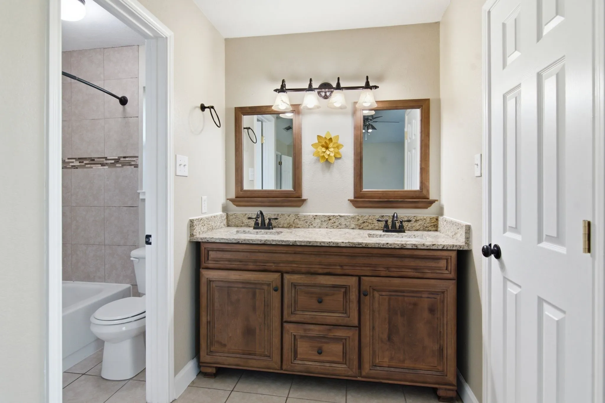 with separate double sinks
