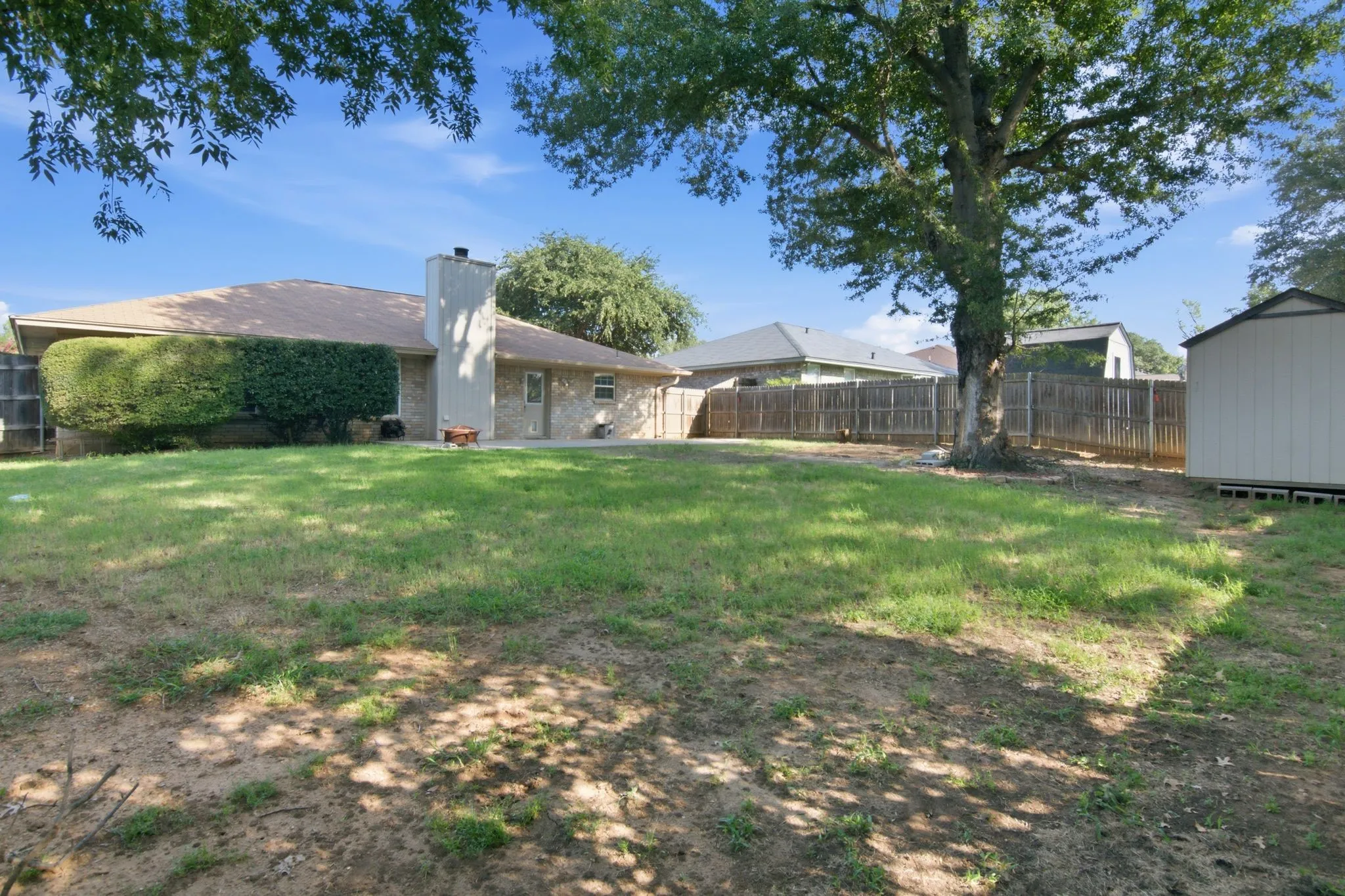 back yard
