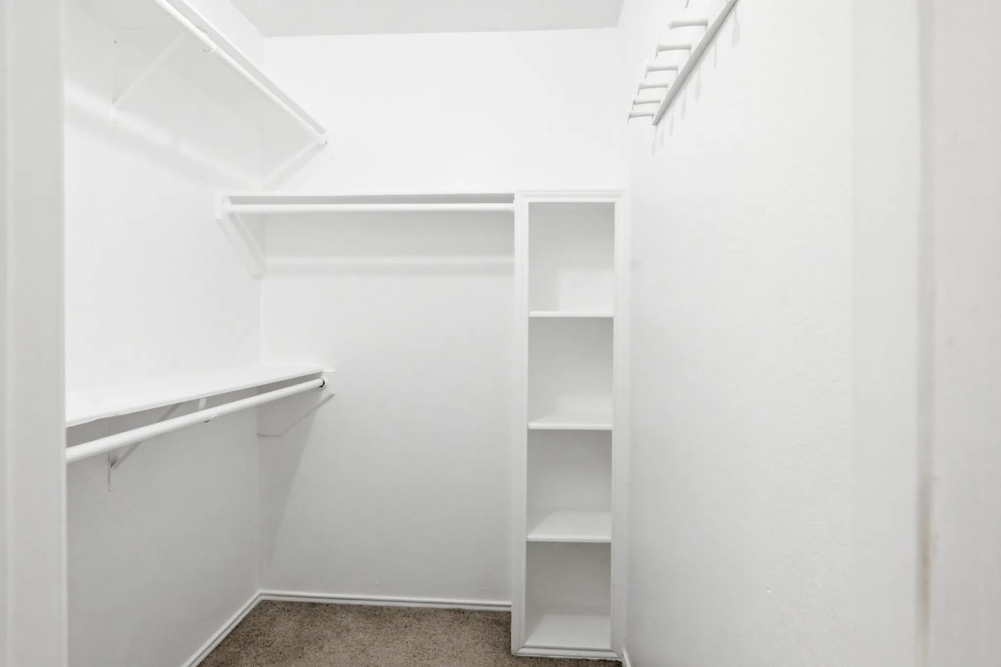 walk-in closet in primary bedroom