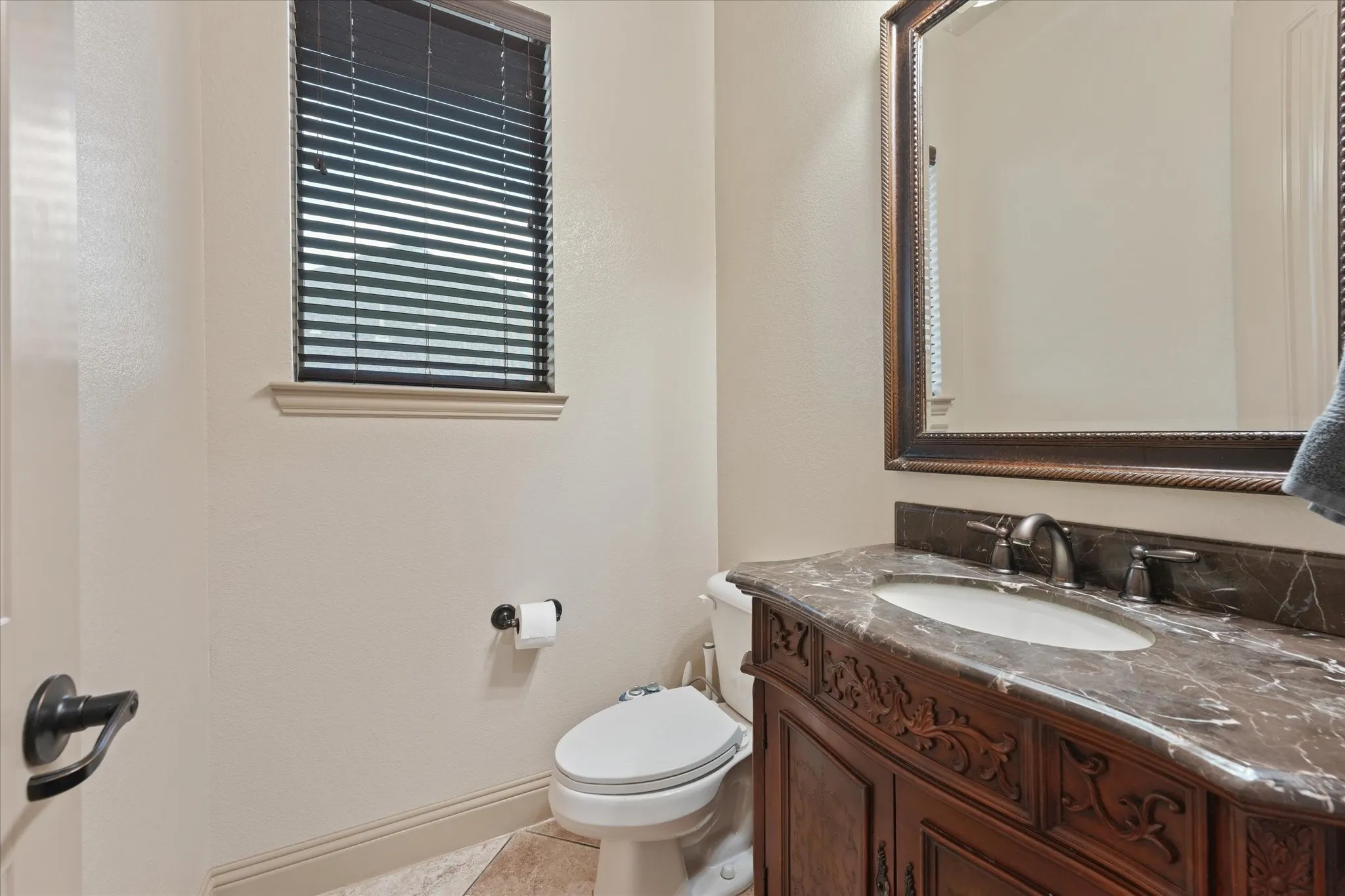 Half Bath off the Single Car Garage