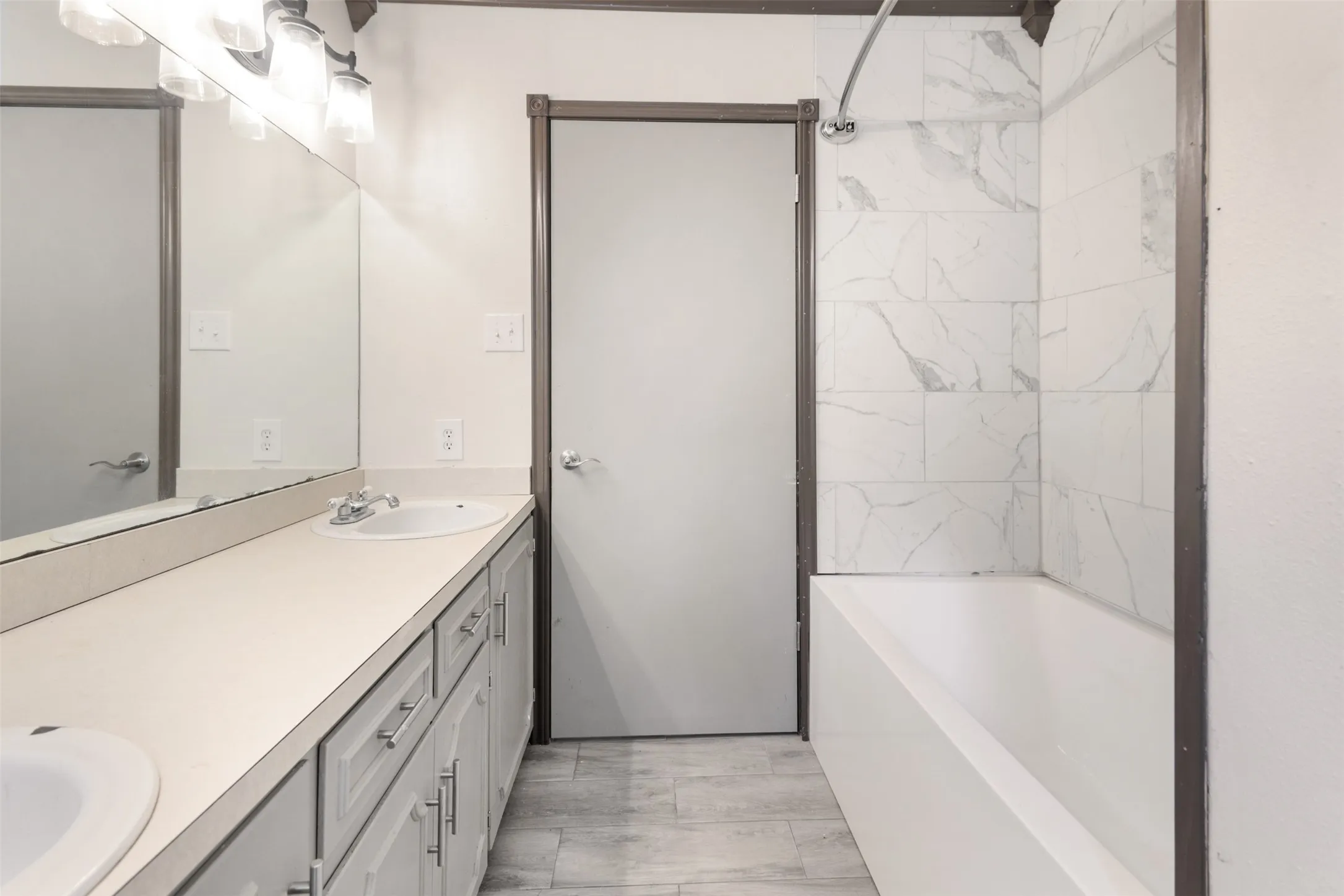 New tub/shower