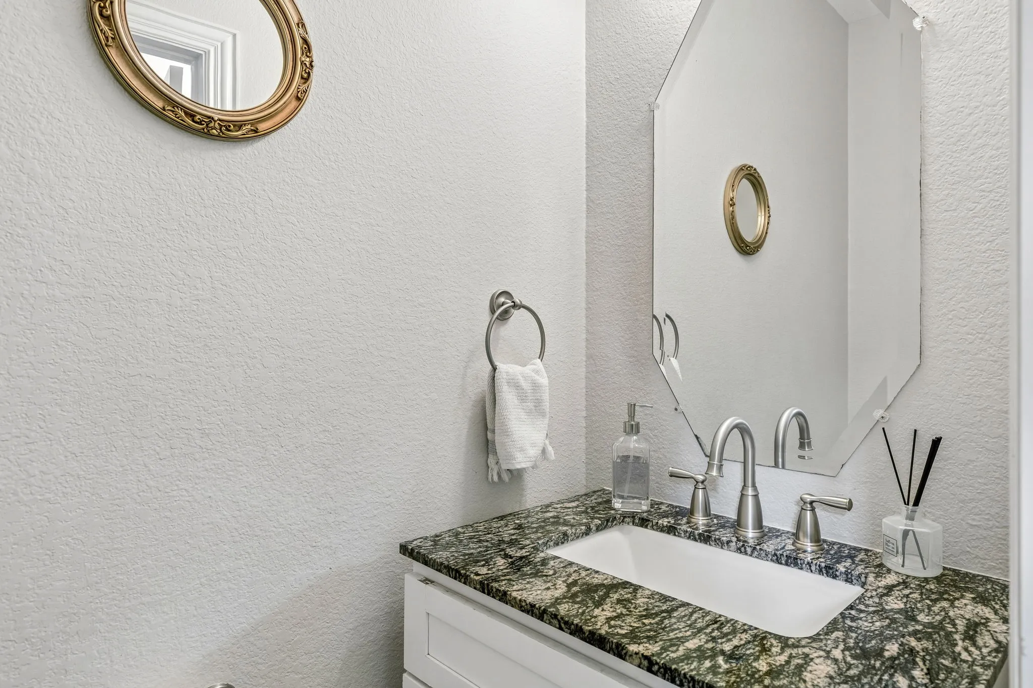 Guest half bath.