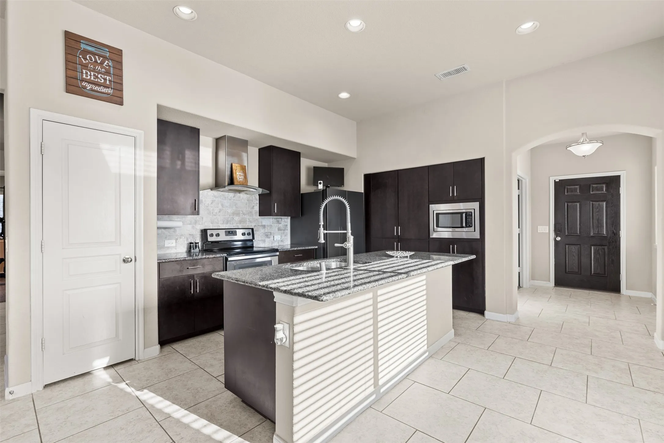 Pantry in addition to cabinetry