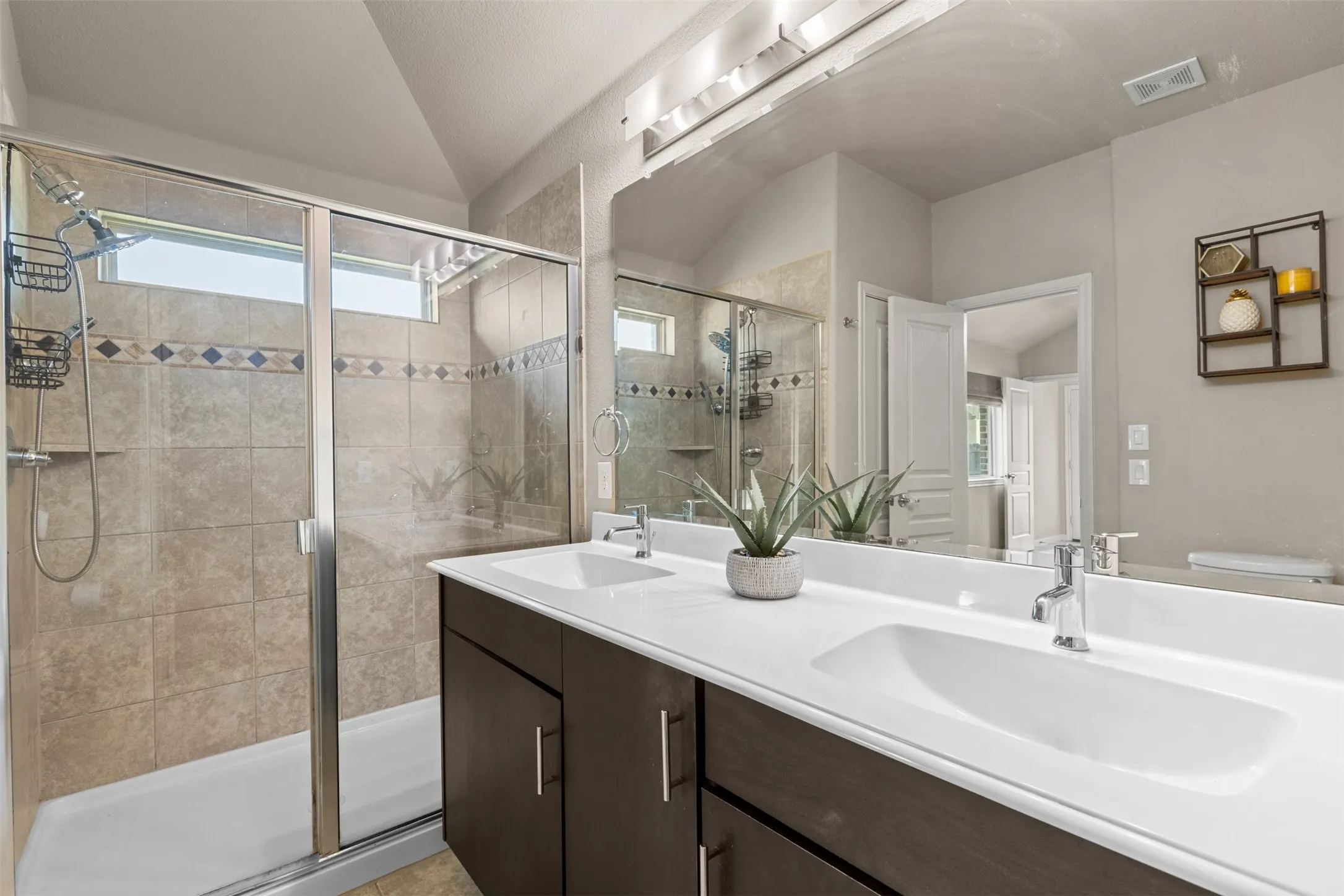 Oversized shower