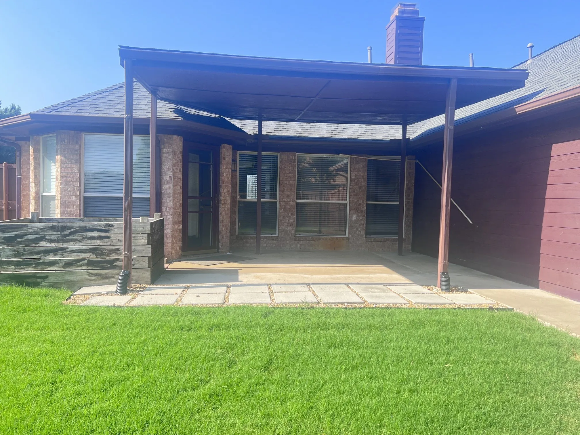 Covered patio