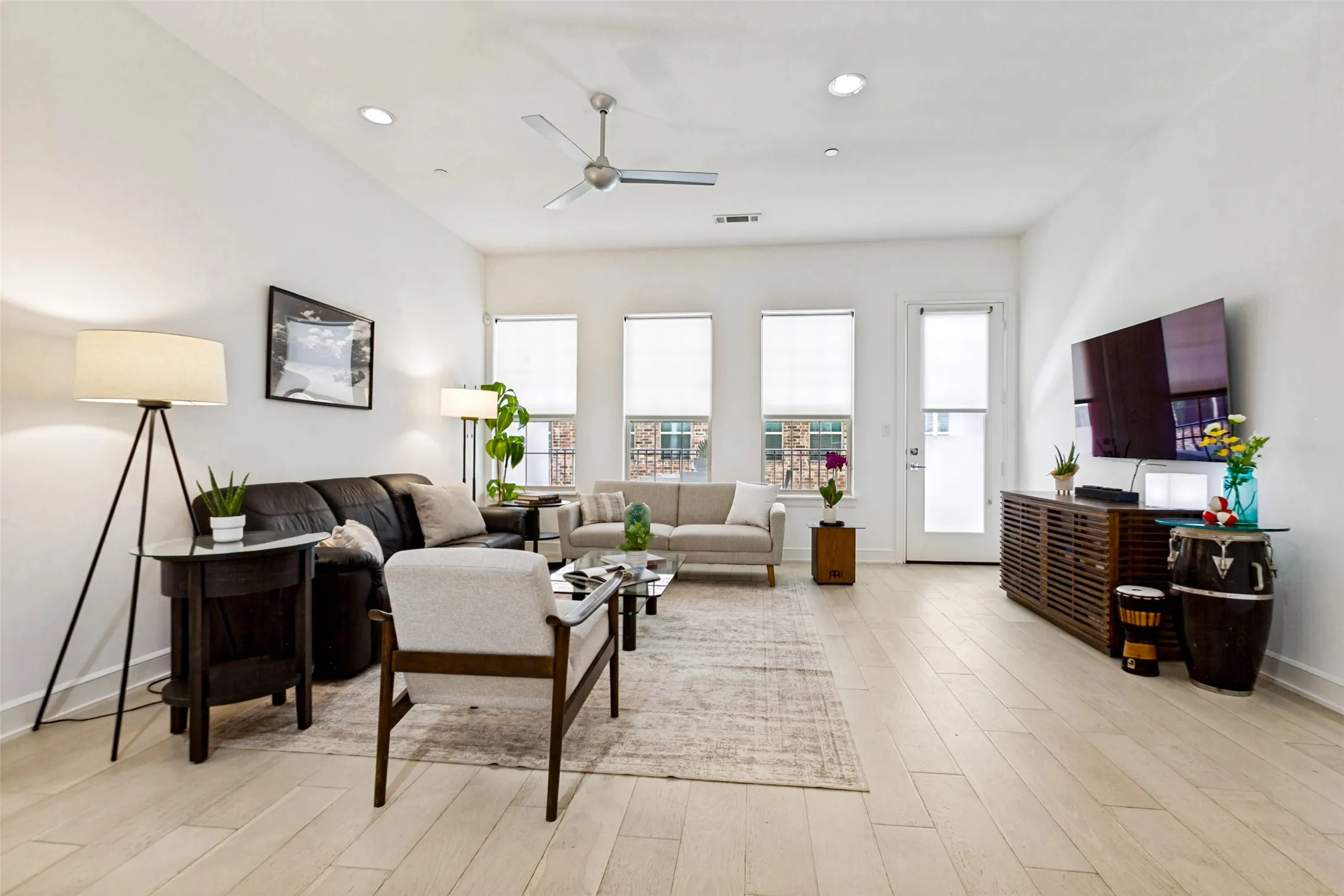 Wall of windows in living area!