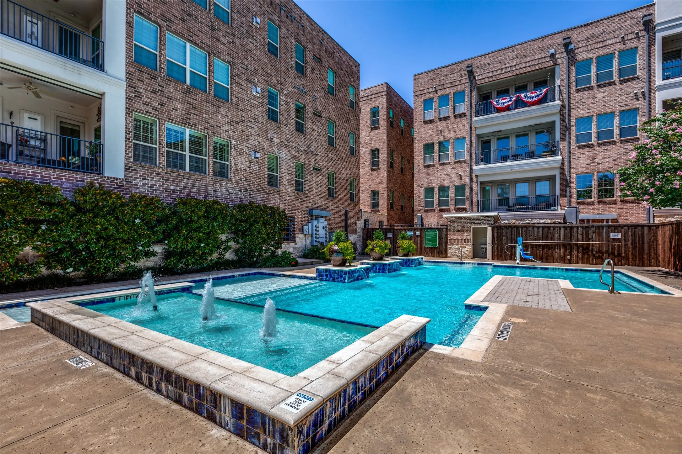 Pool area just around the corner!