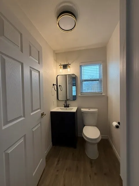 half bathroom downstairs