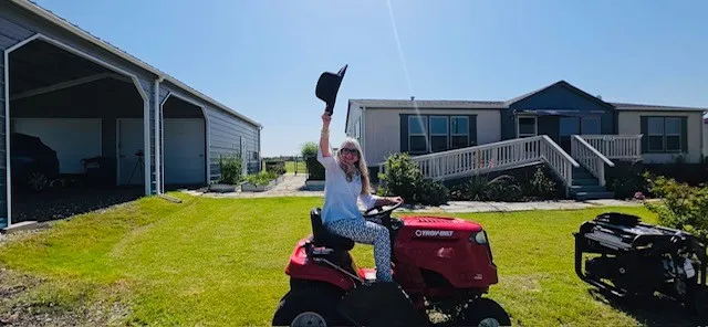 Riding Lawn Mower and newly purchased Generator are included in the SALE!