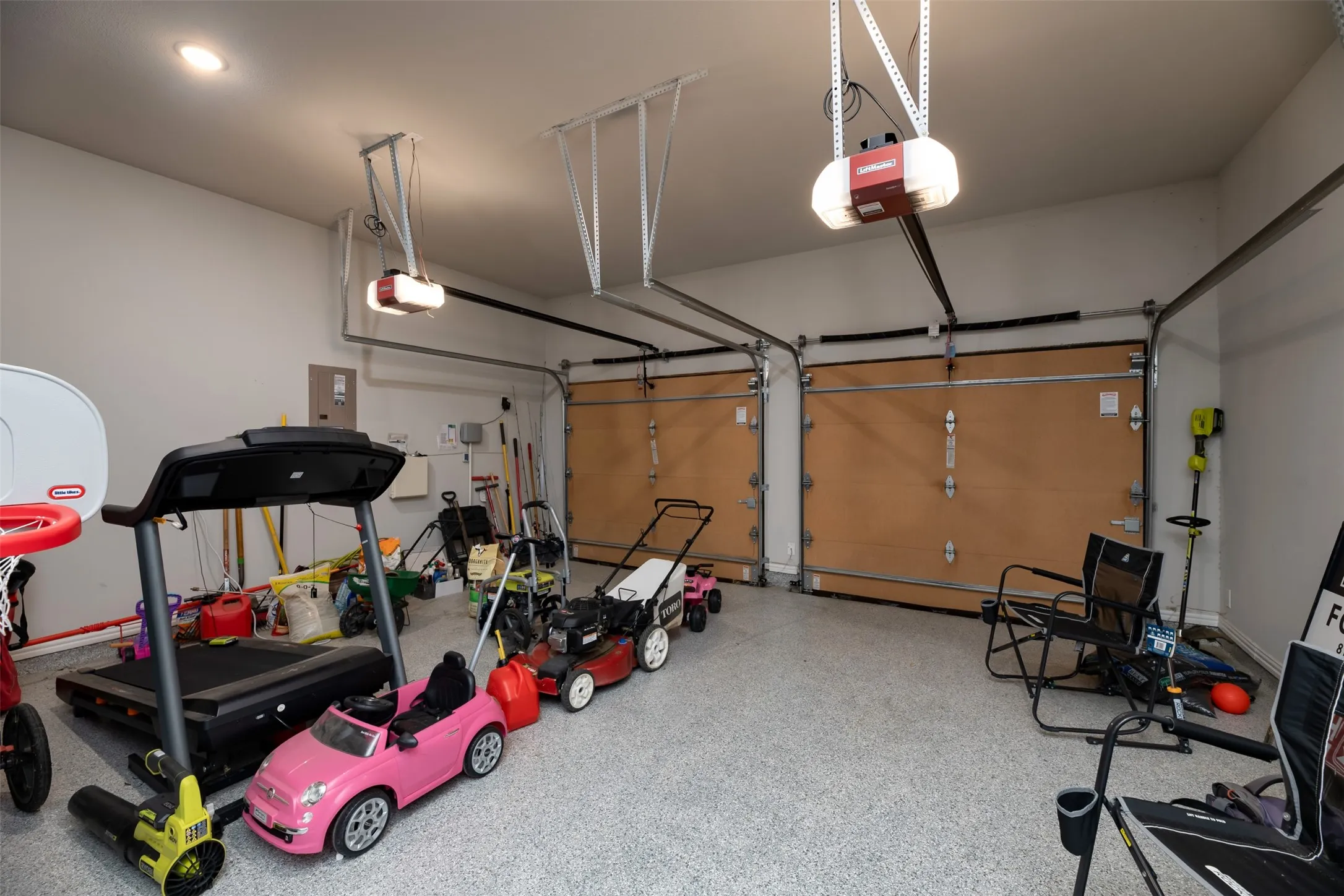 Epoxy flooring in the garage - 3 car garage