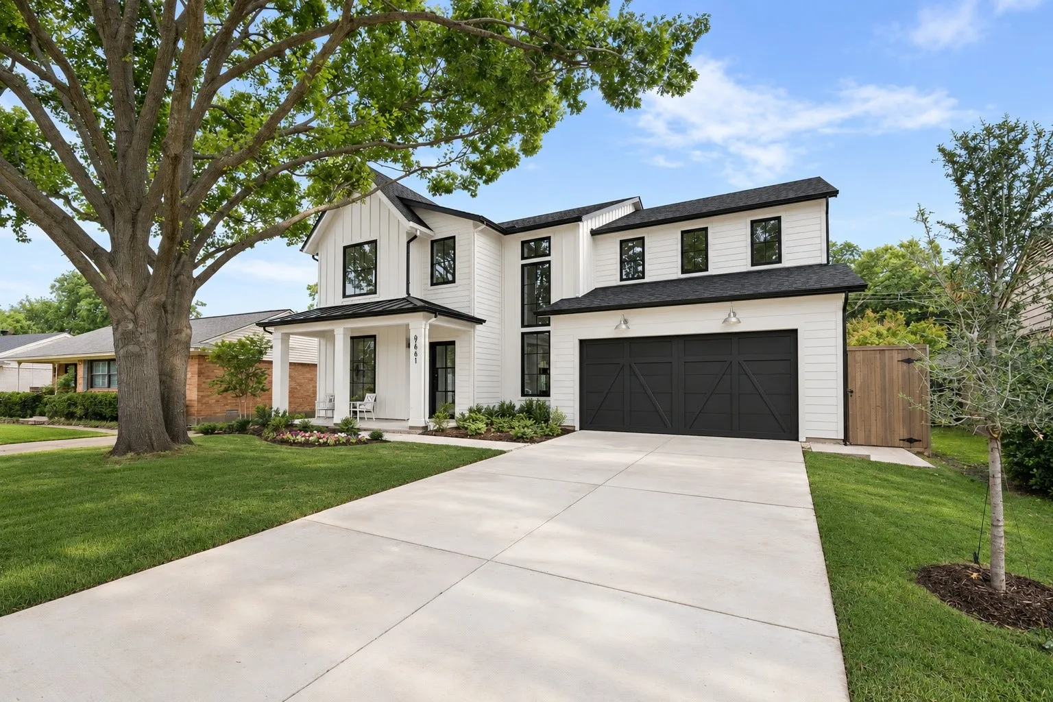 Digitally rendered to show the home in a white exterior. Actual home is currently black.