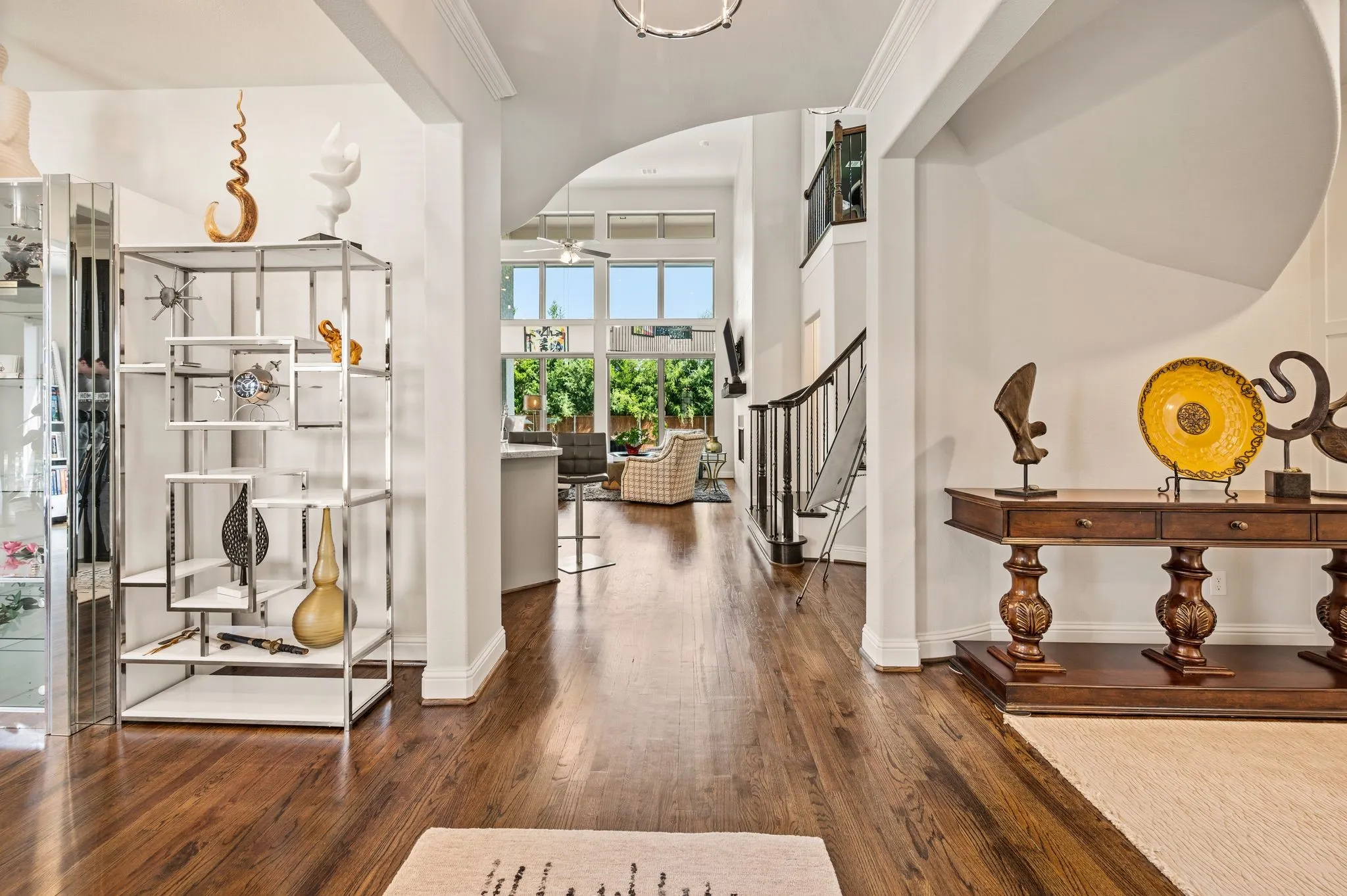 Completed in 2021 by Grand Homes; Wildly versatile floorplan; Massive Foyer extends to right side hallway which is stocked with Built-in storage cabinets