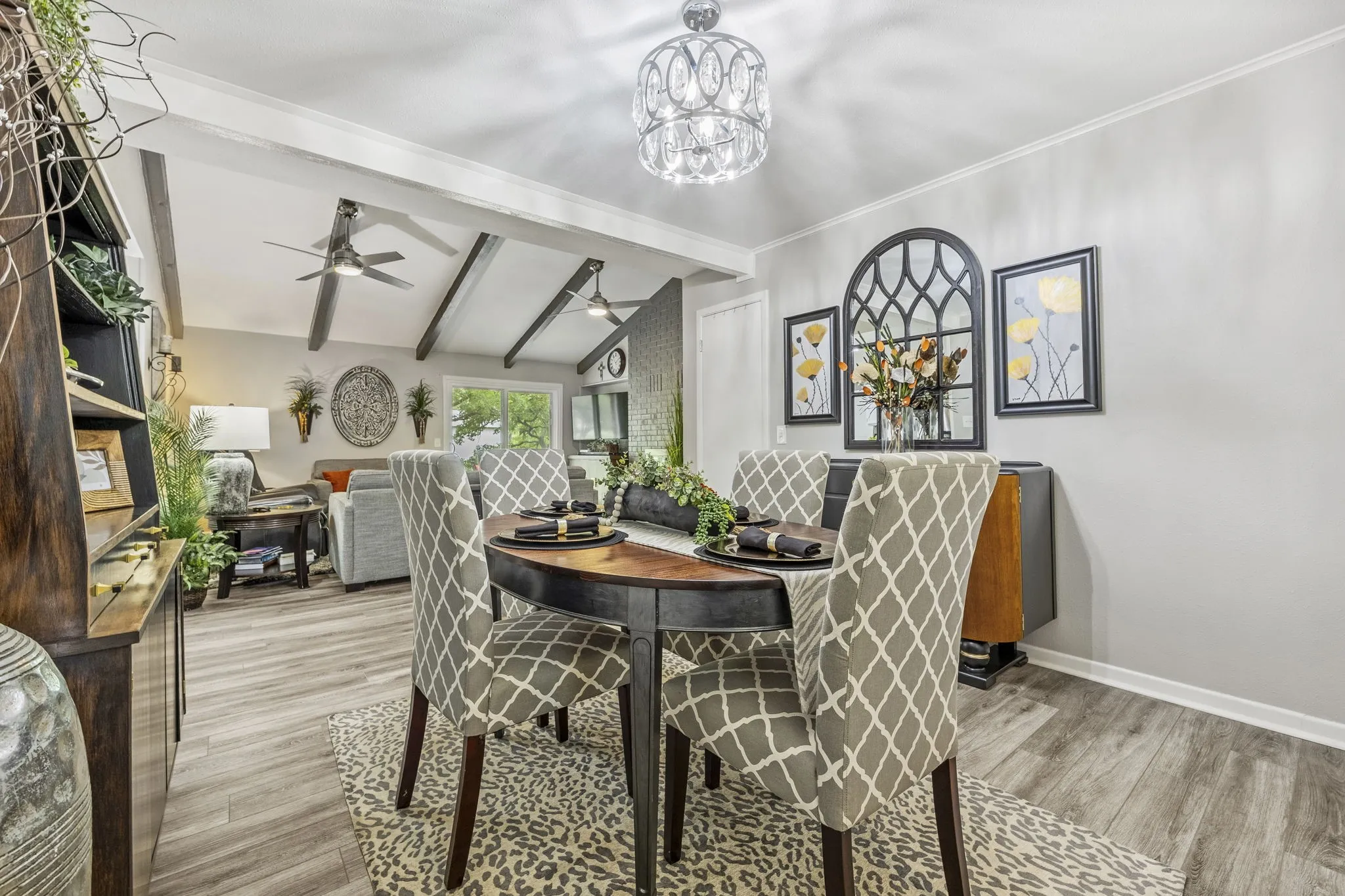 Formal Dining area open to the living room