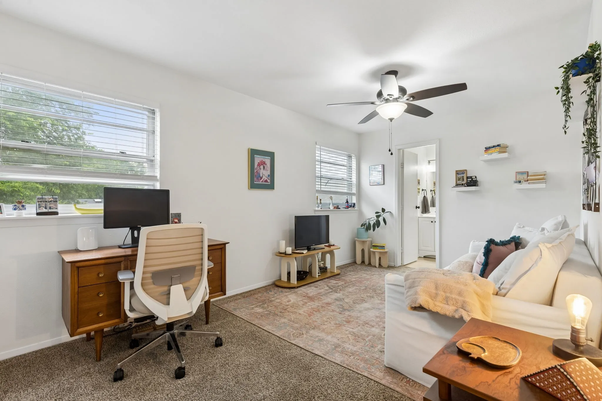 Secondary Bedroom can be used as an Office.