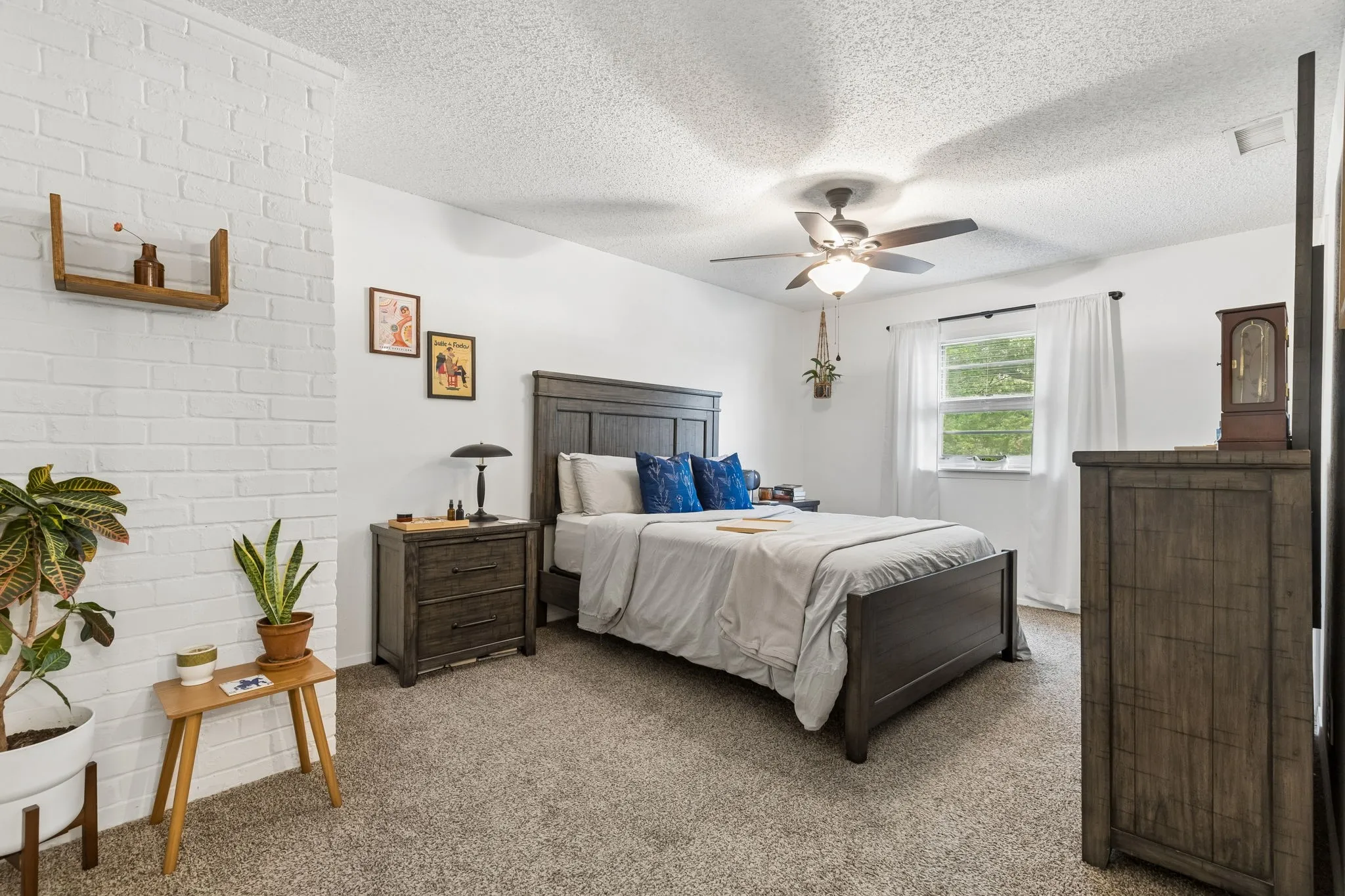 Large Primary Bedroom with great natural light.