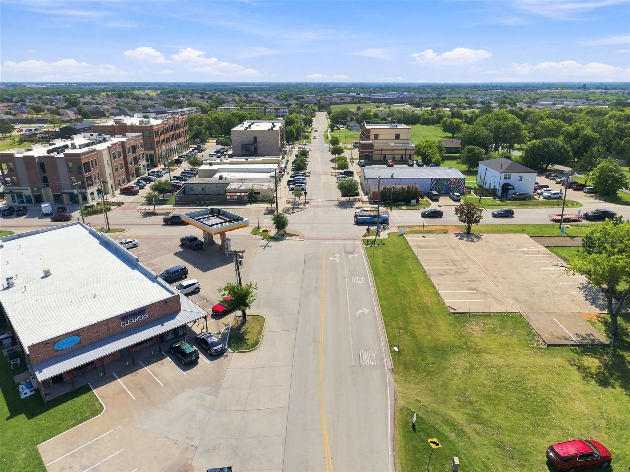 Property is located near downtown Fate