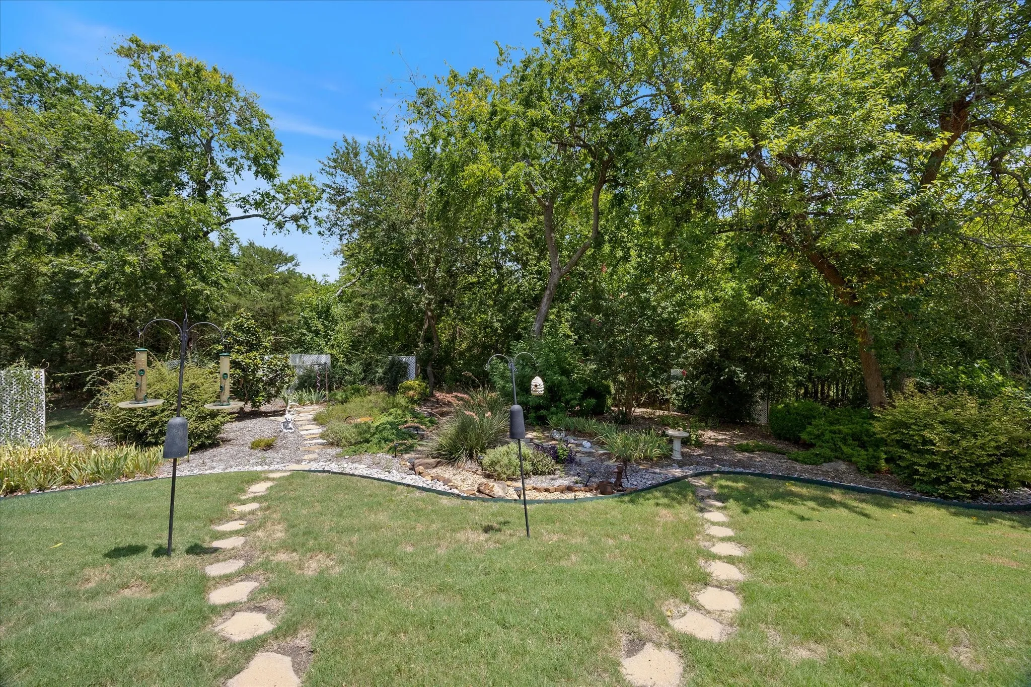 Garden exceeds boundary line