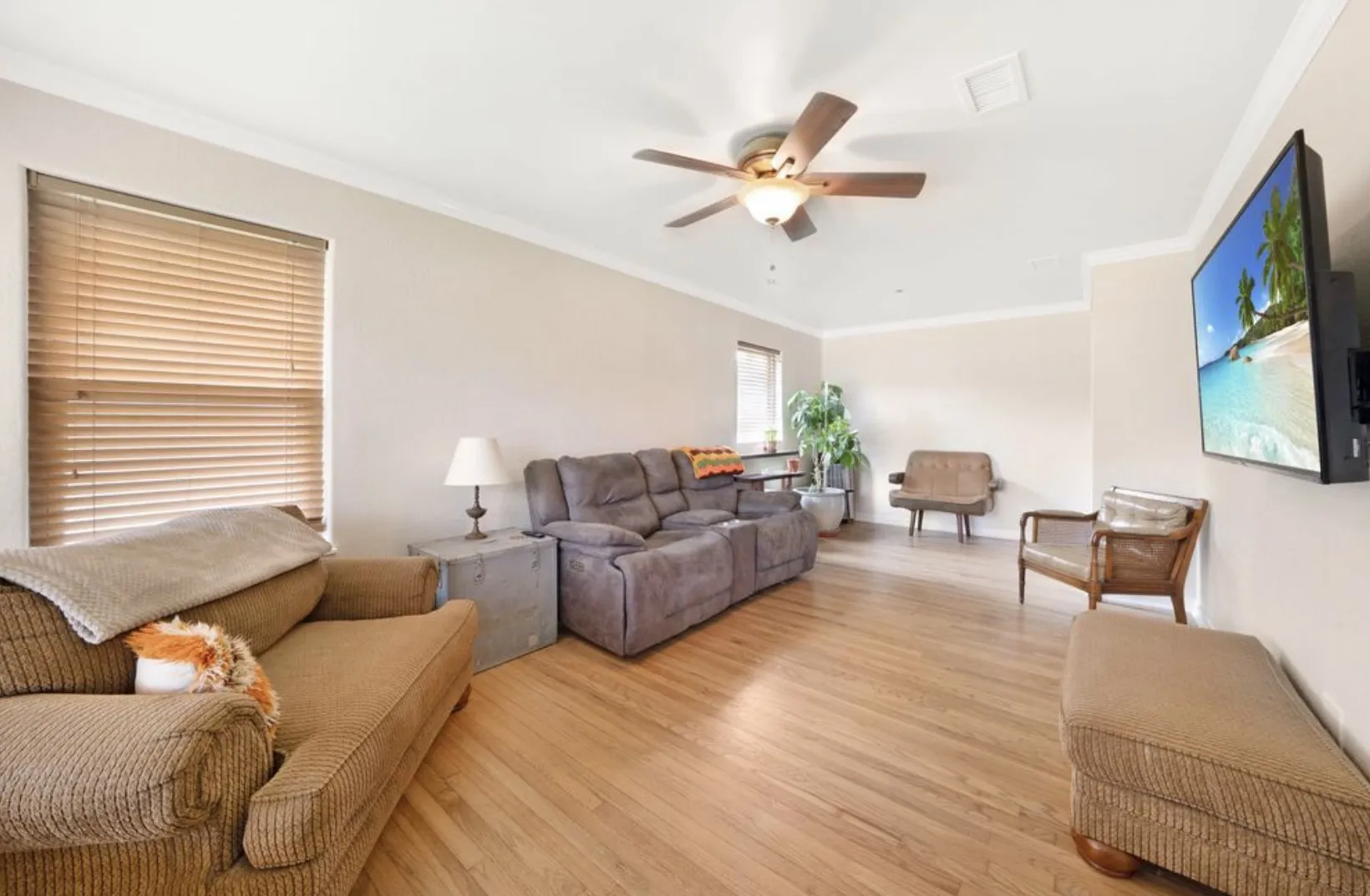 Beautiful wood flooring throughout the home!