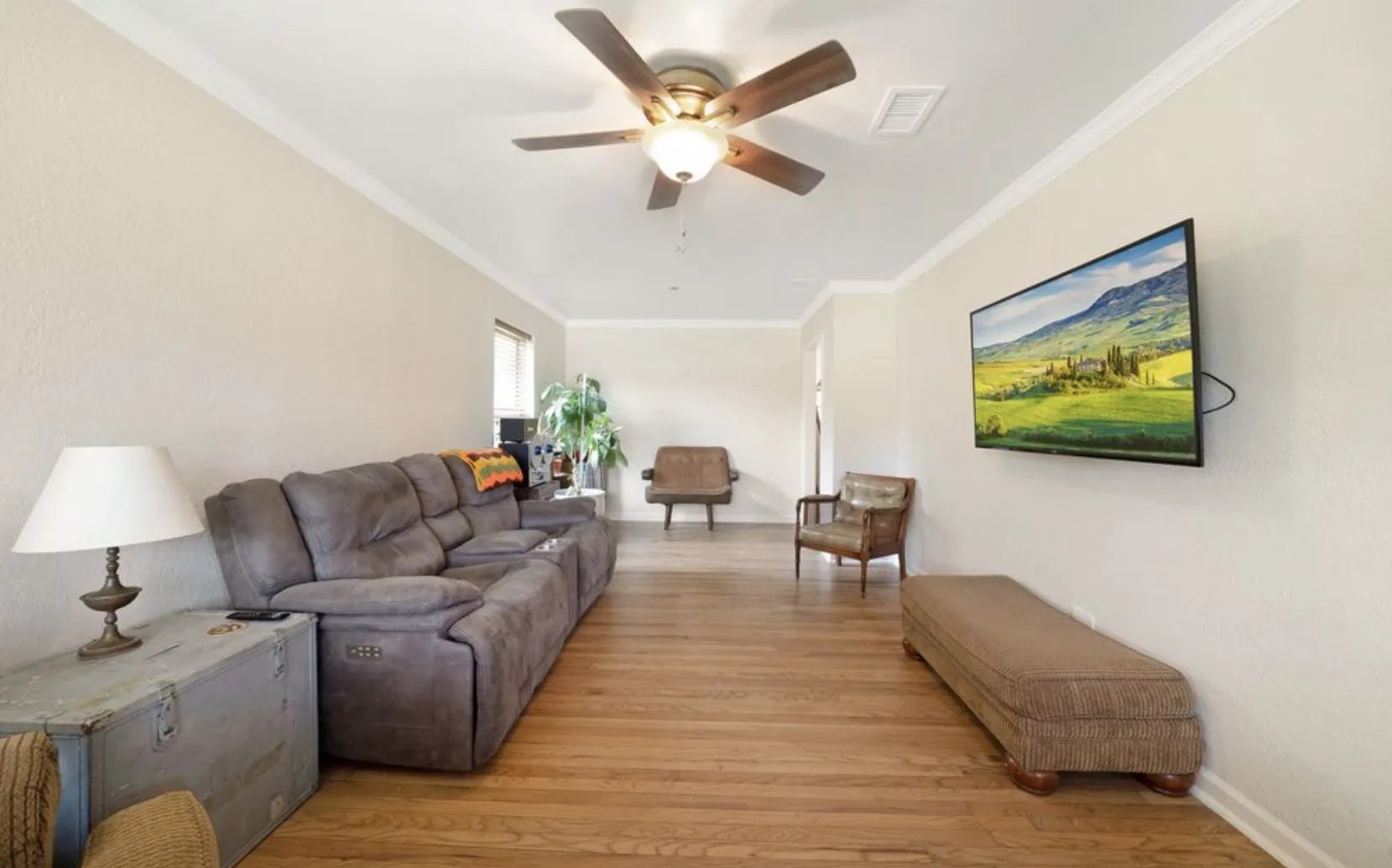 Front door welcomes you into a great living space