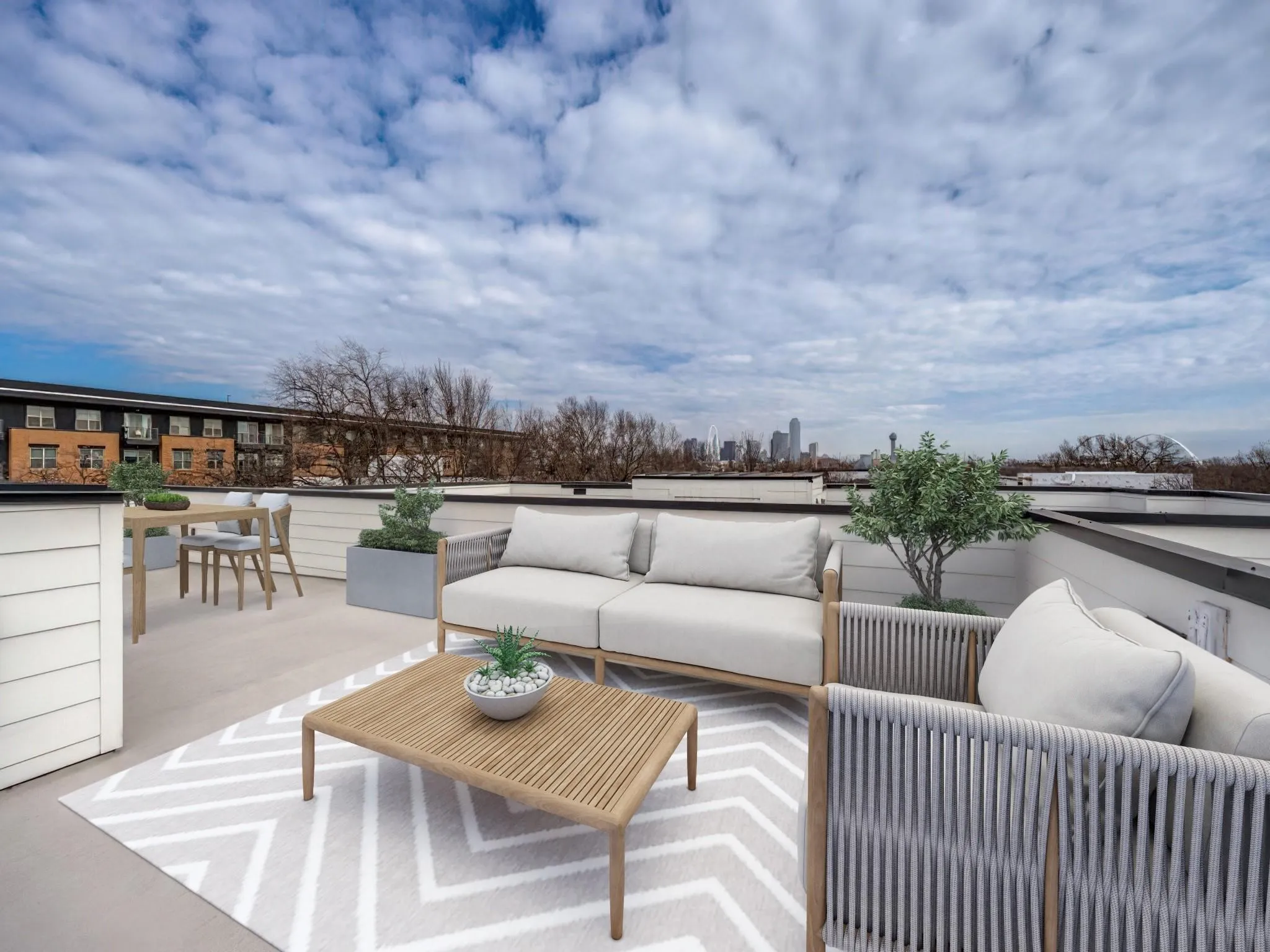 HUGE ROOFTOP PATIO!