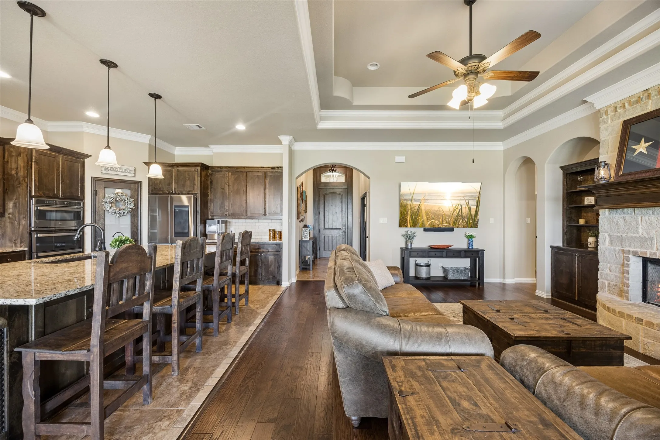 Open kitchen concept