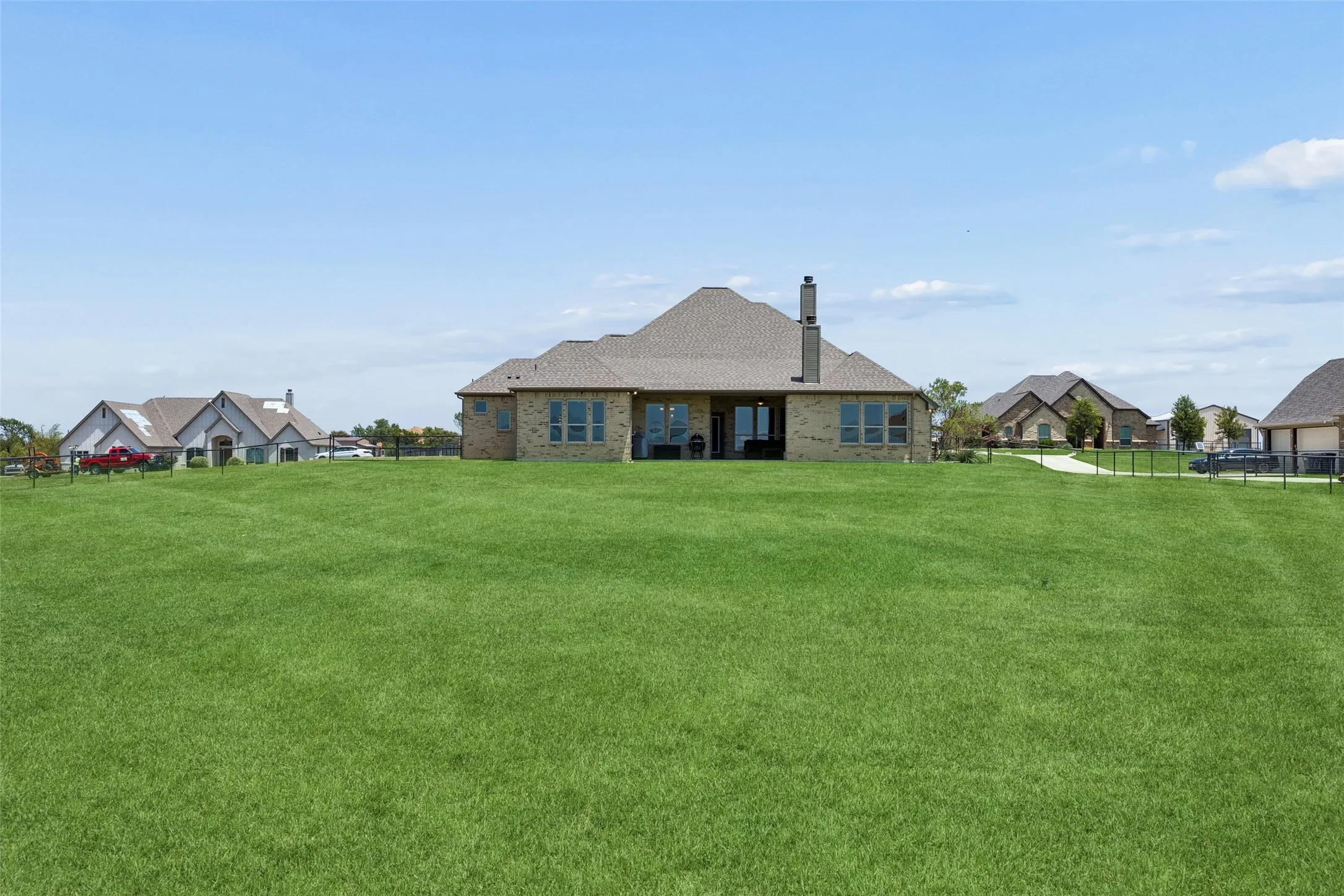 Large fenced lot