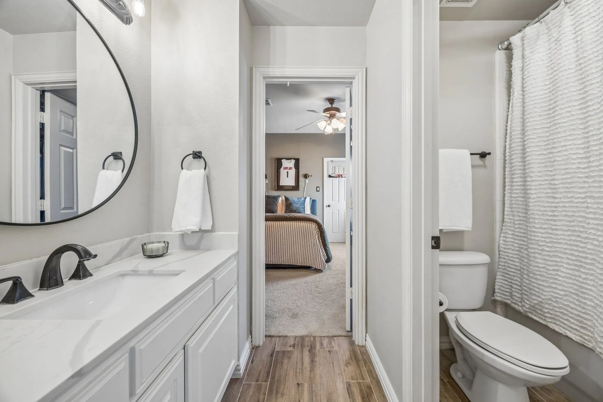 Jack and Jill bathroom