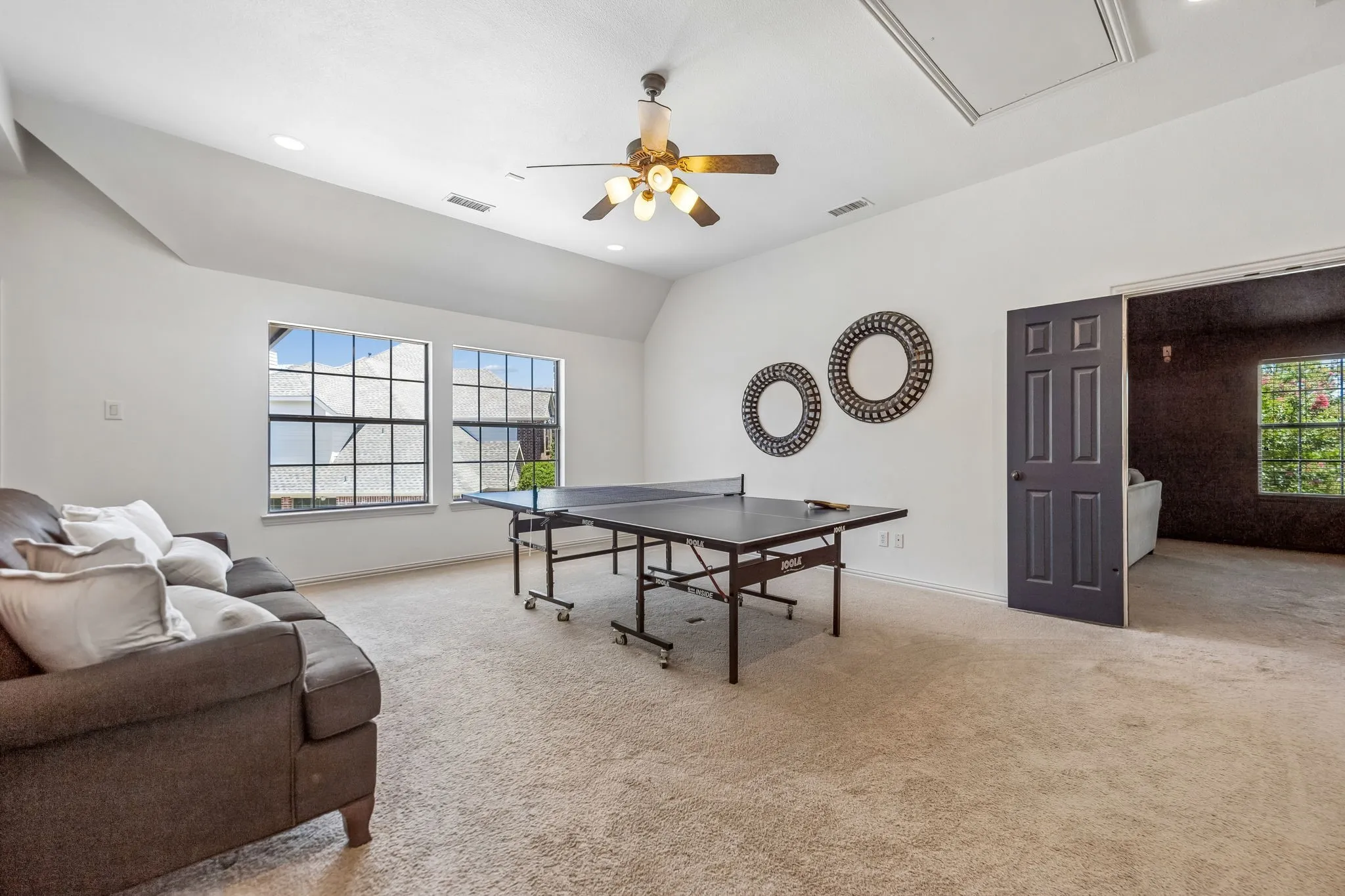 Massive upstairs game room