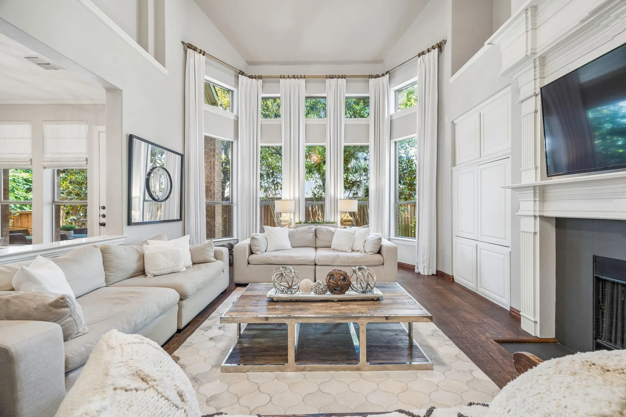 Open floorplan and stylish design throughout the home