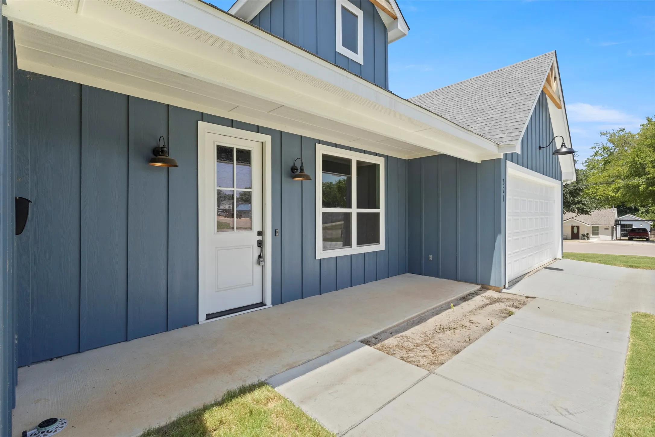 Exterior entry