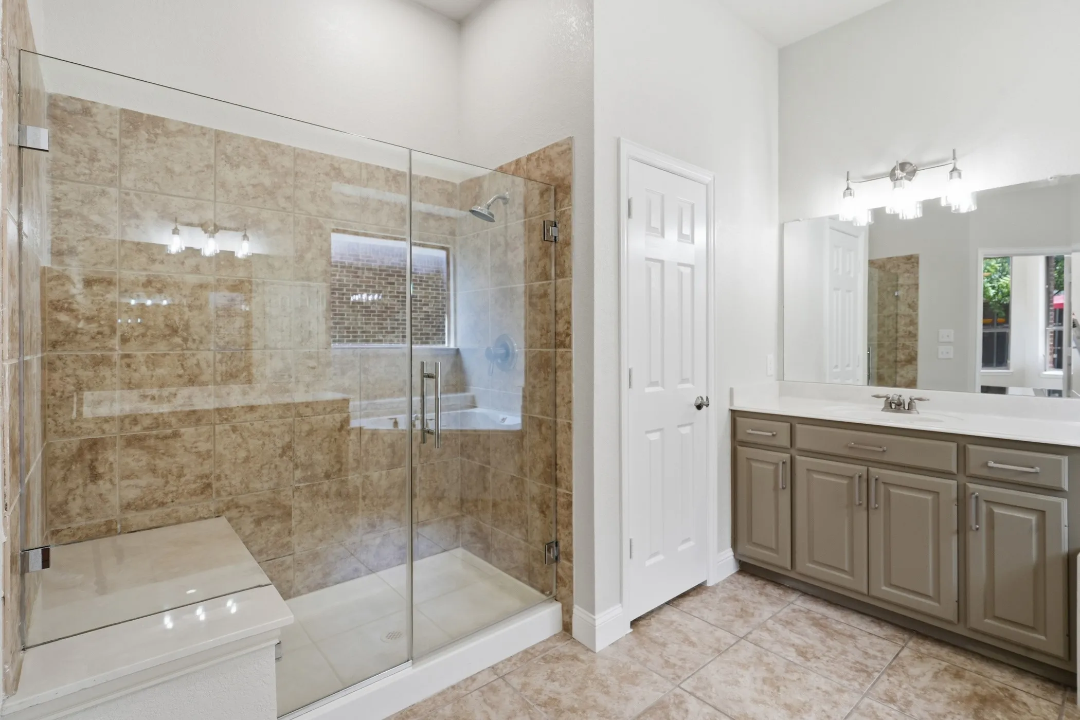 Primary Bathroom with Walk-in shower