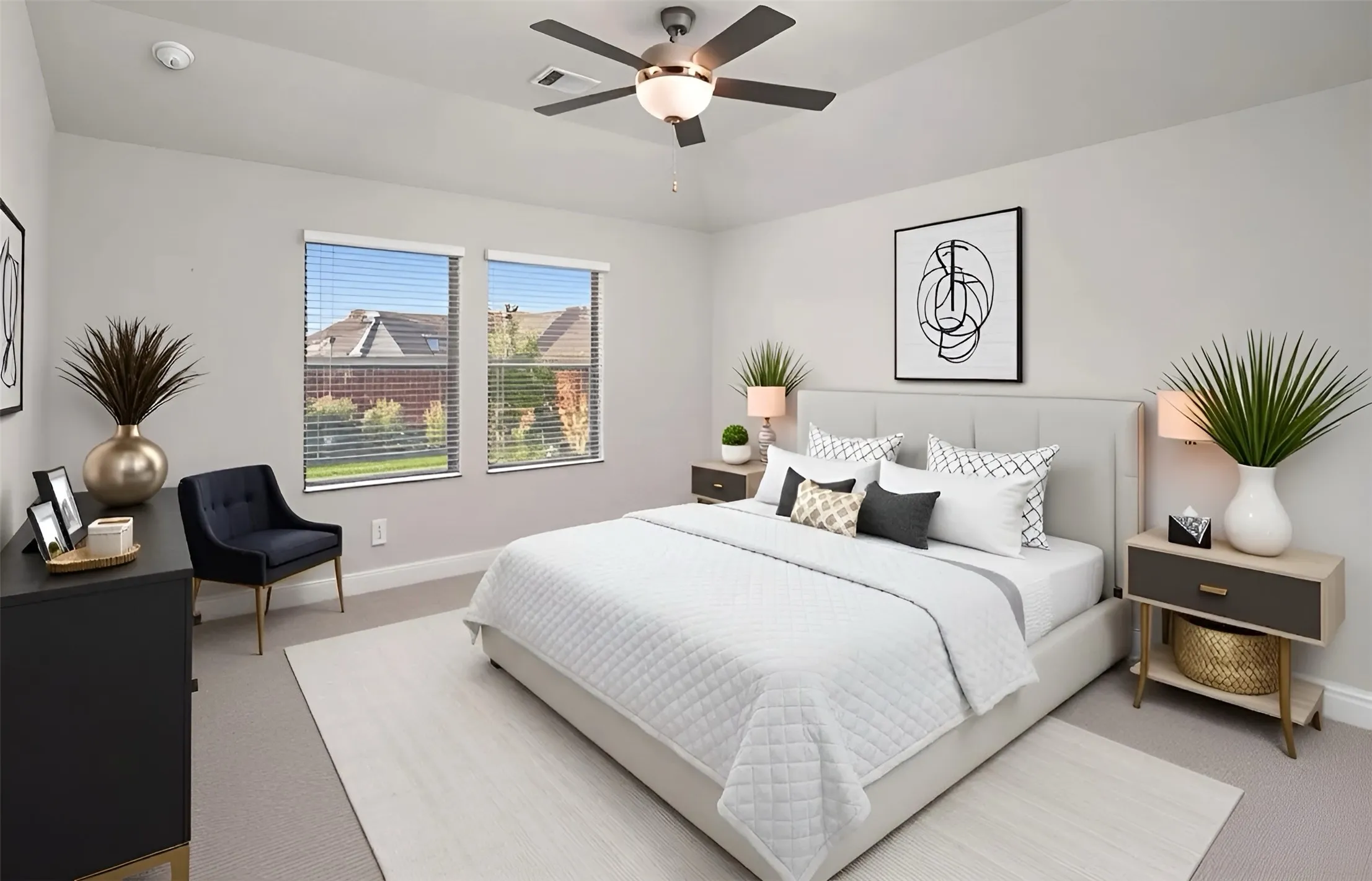Primary Bedroom Virtually Staged