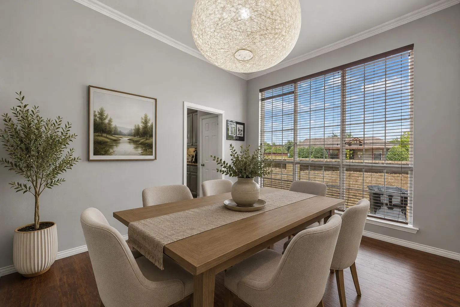 Dining Room - virtually staged