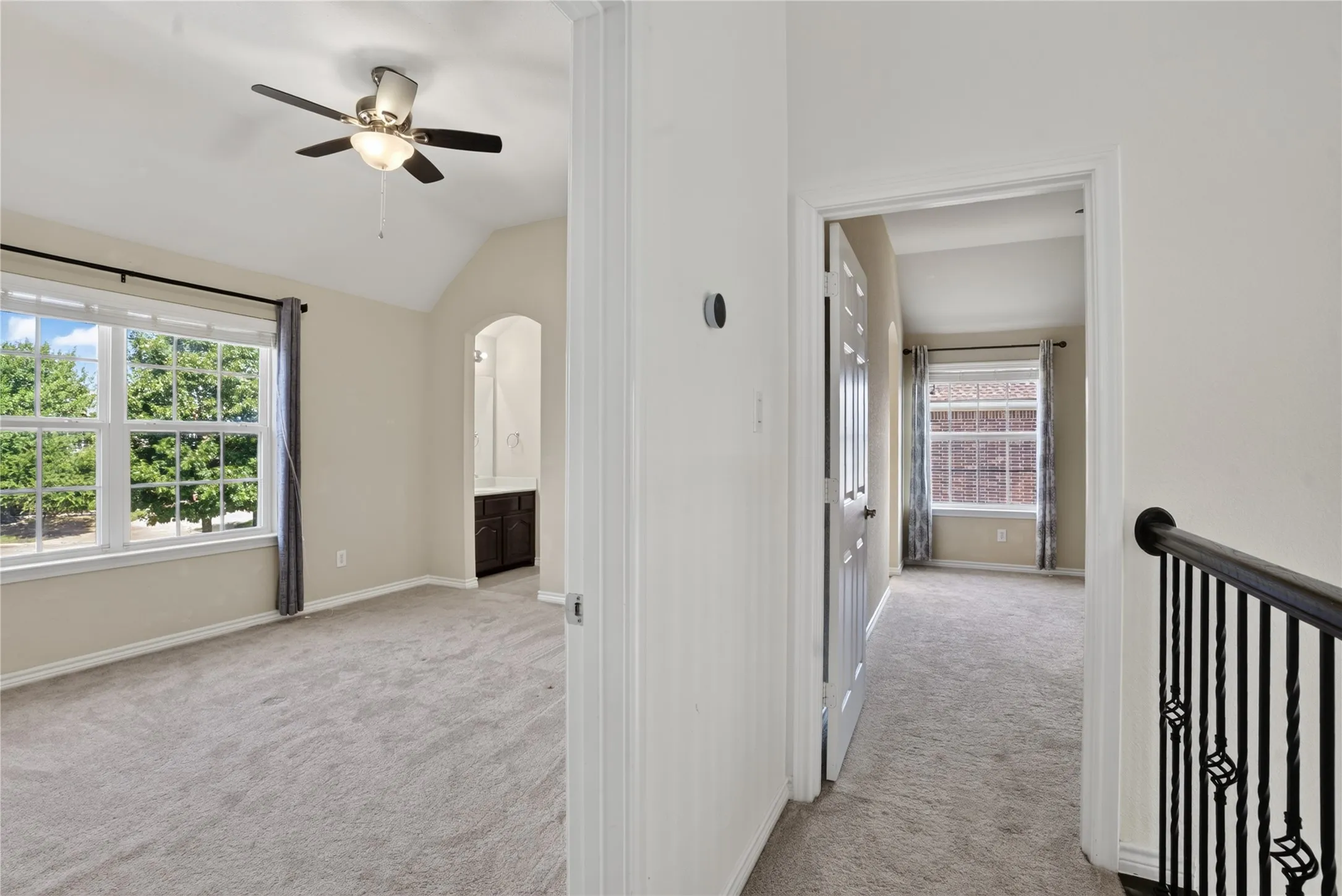 view of the bedroom 4 and 5 which has a connecting jack and jill bathroom!