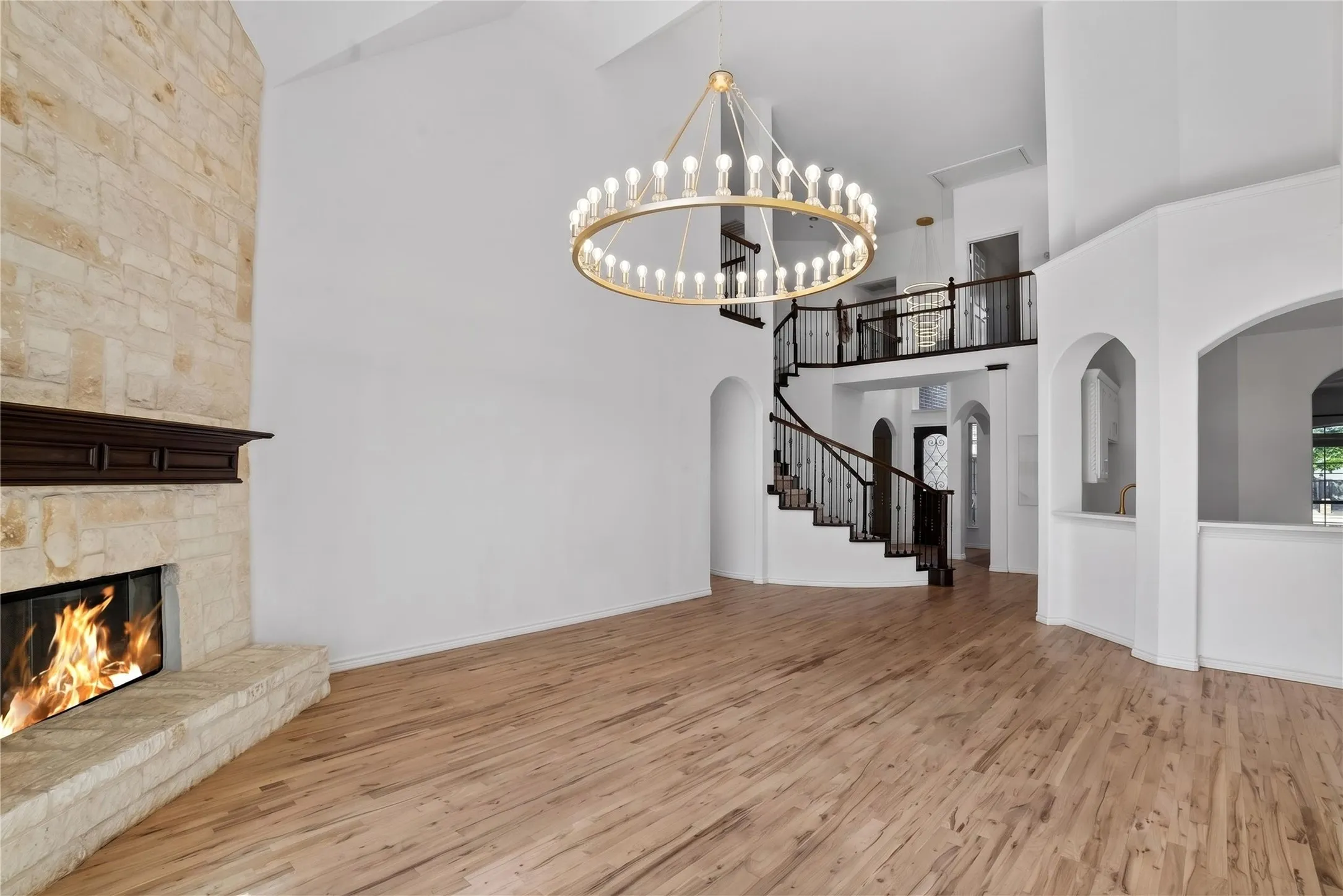 Another view to show the openness of the luxury floor plan!