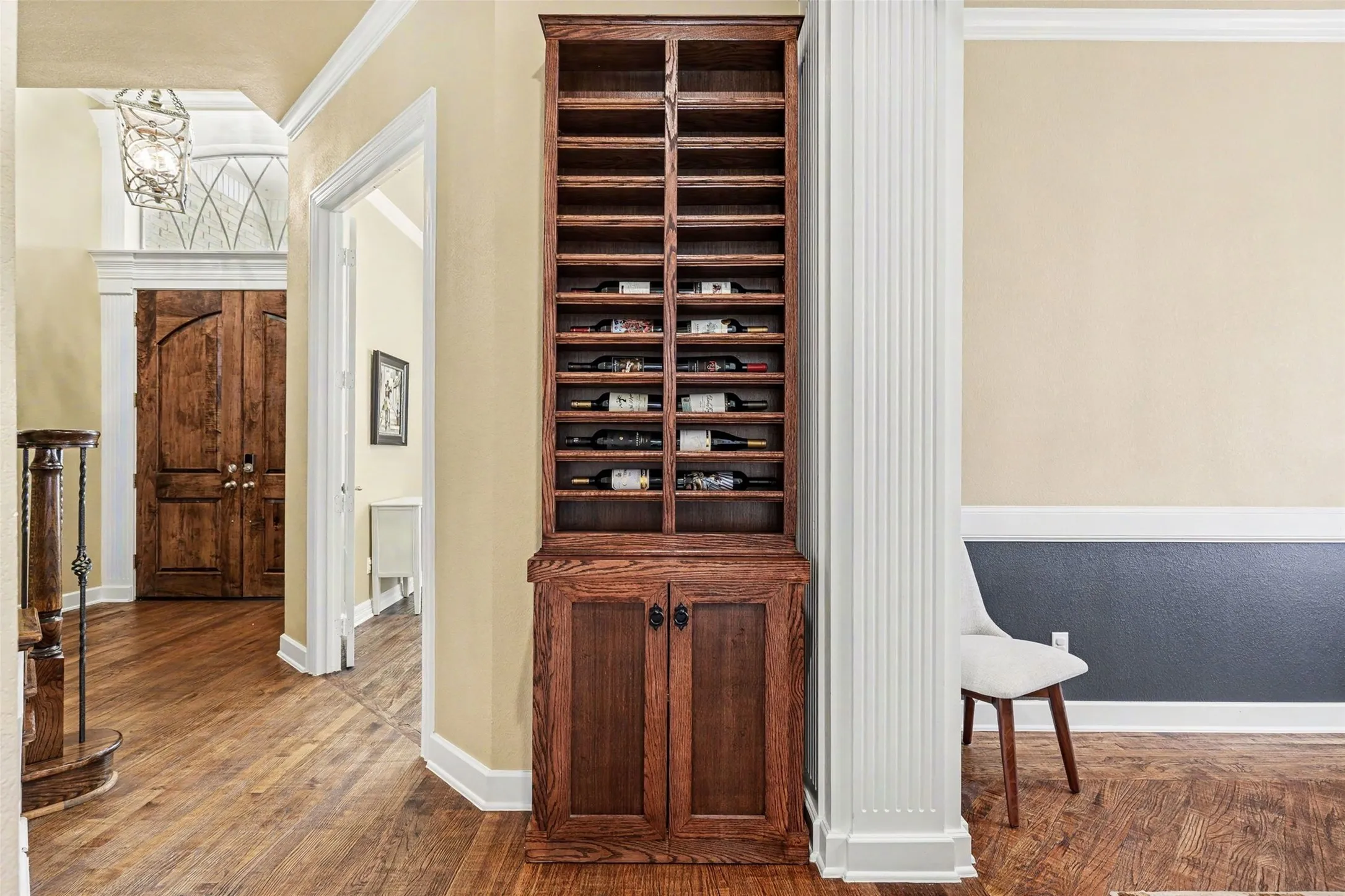 Built in wine cabinet