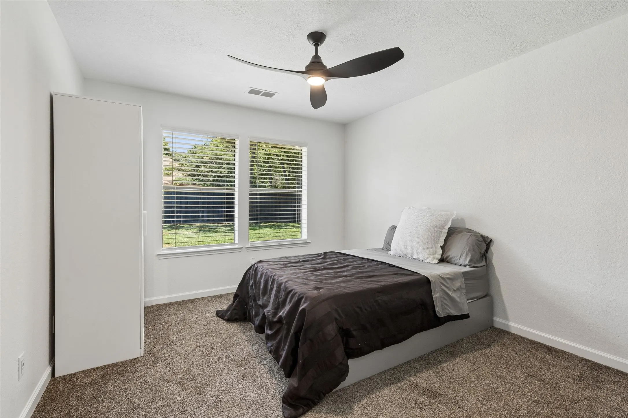 Bedroom 3, armoire remains