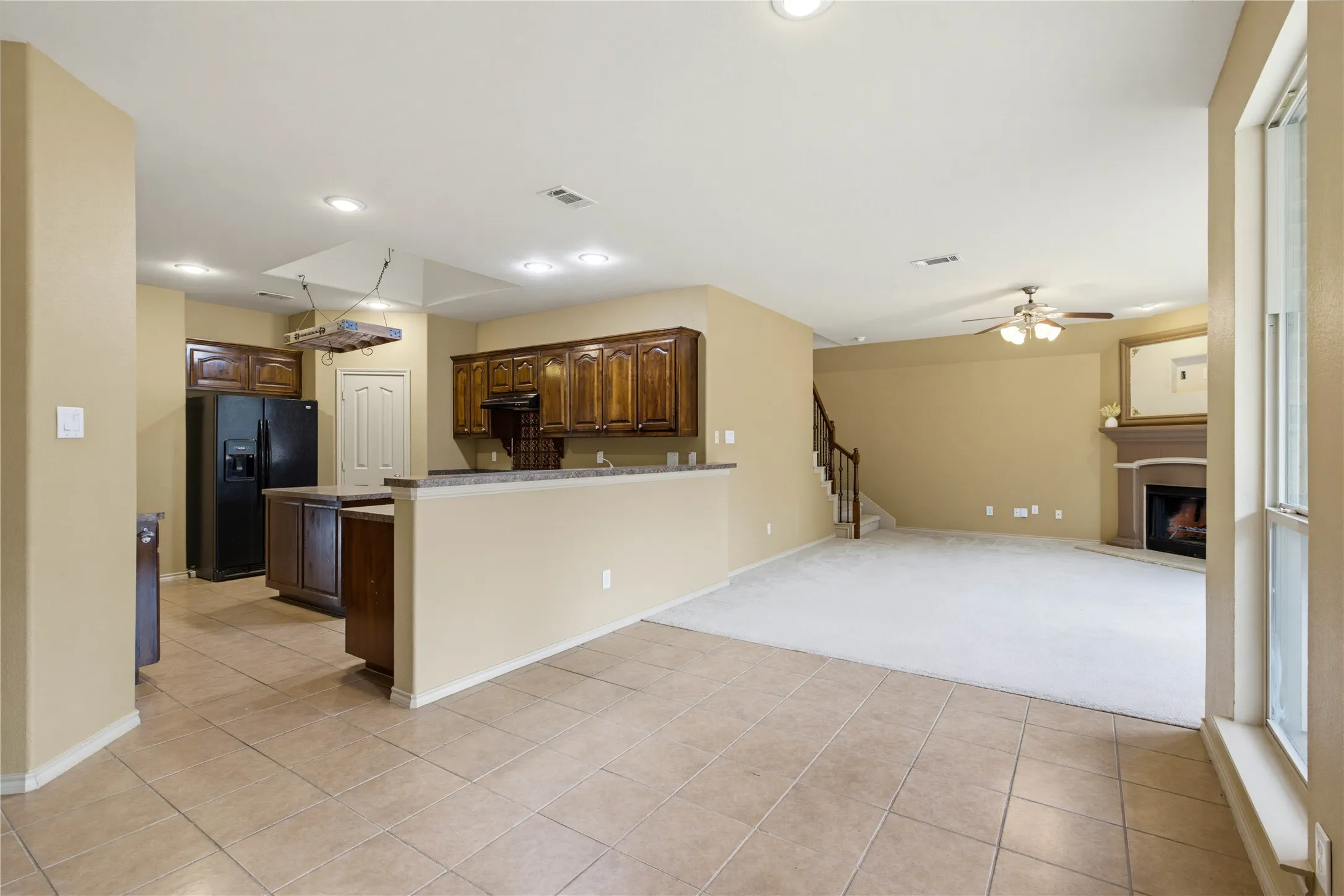 Additional dining room with barstool seating!