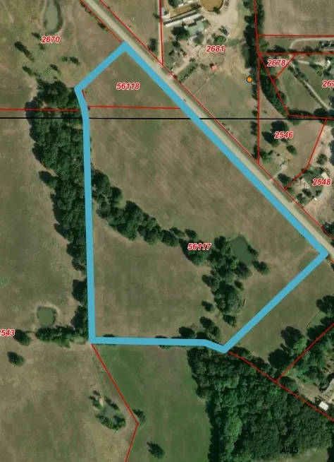 Property Survey Map. Indicating the parcel boundaries and surrounding properties
