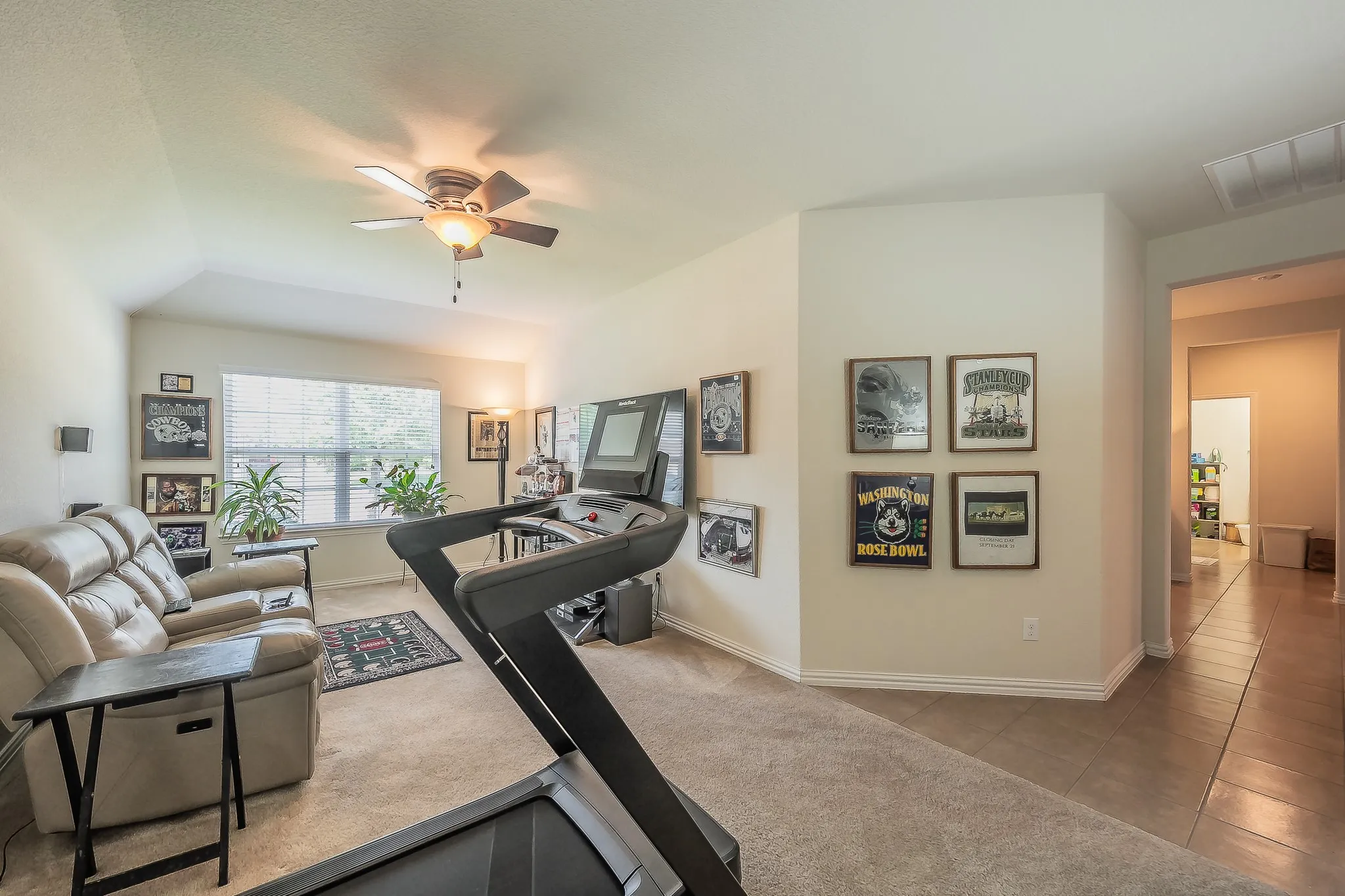 Flex space with current furniture