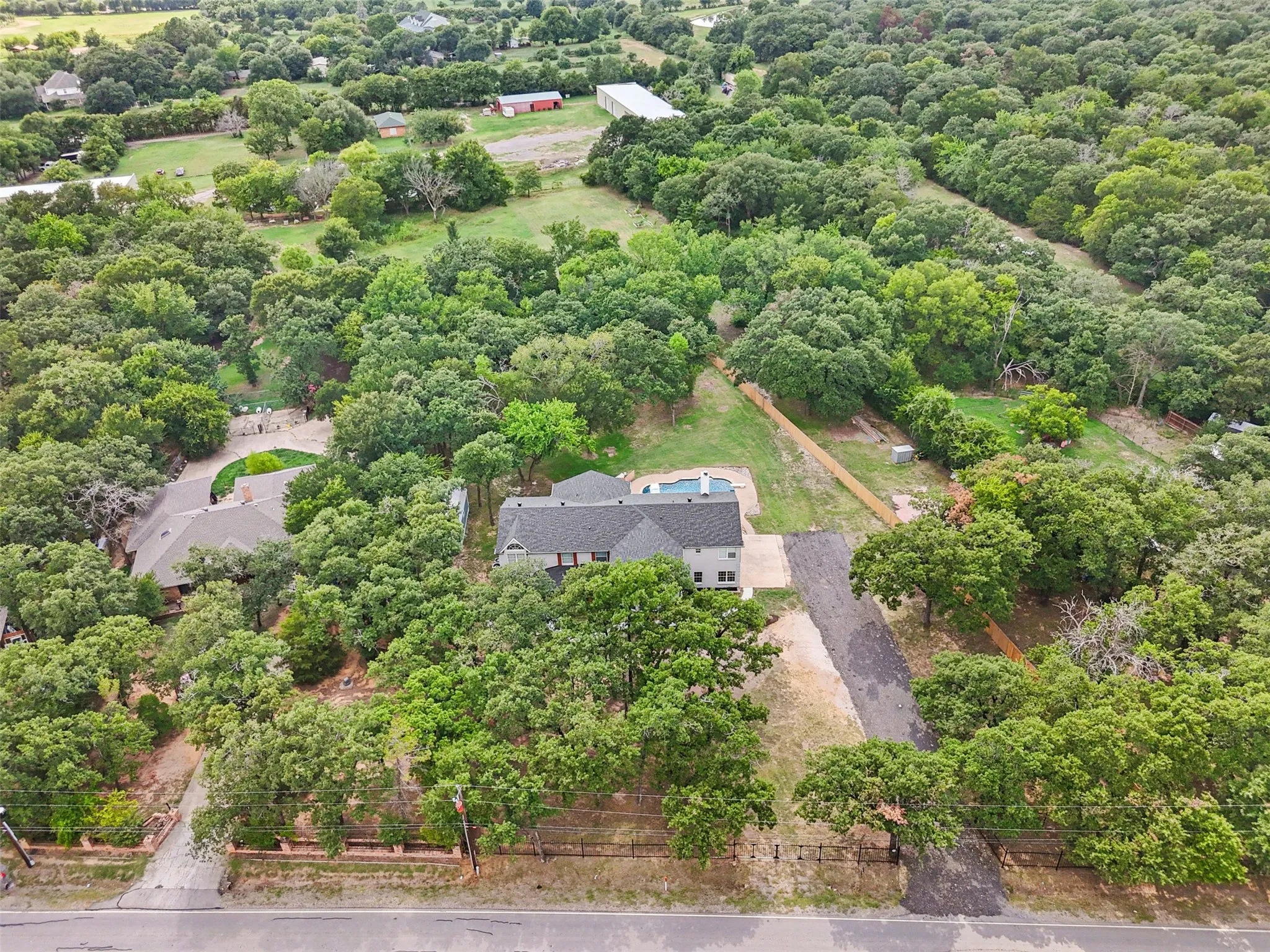 1 acre of trees and privacy outside city limits