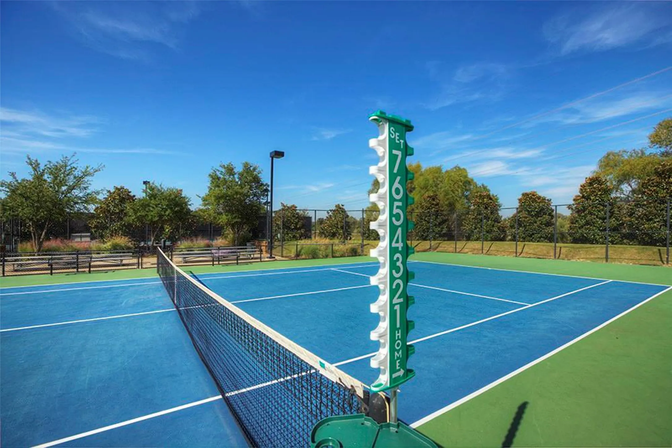 Lantana hosts five tennis courts as well as a pickle ball center.