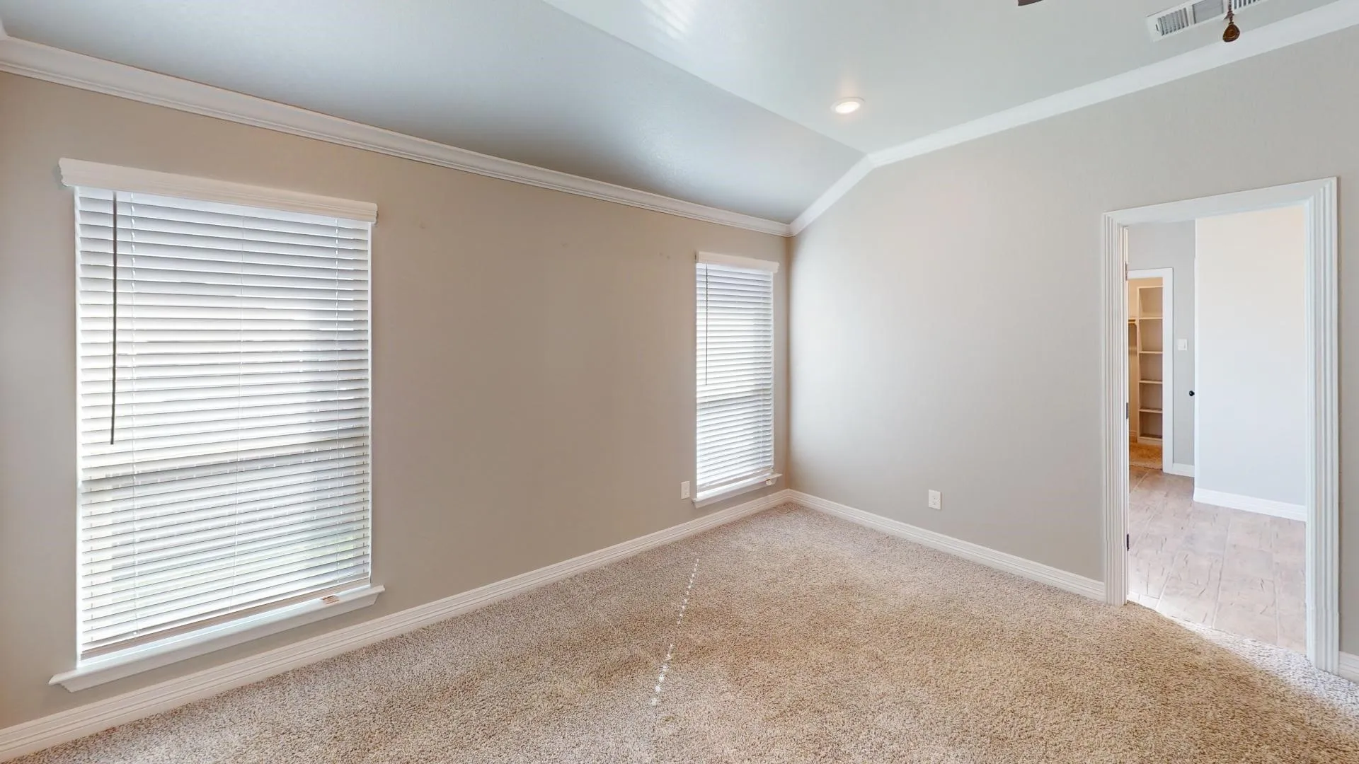 First primary bedroom