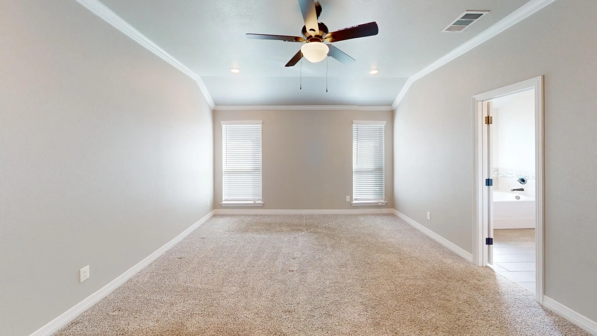 First primary bedroom