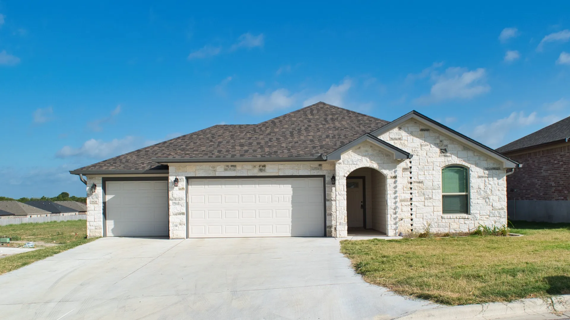 View of the front of the home from driveway