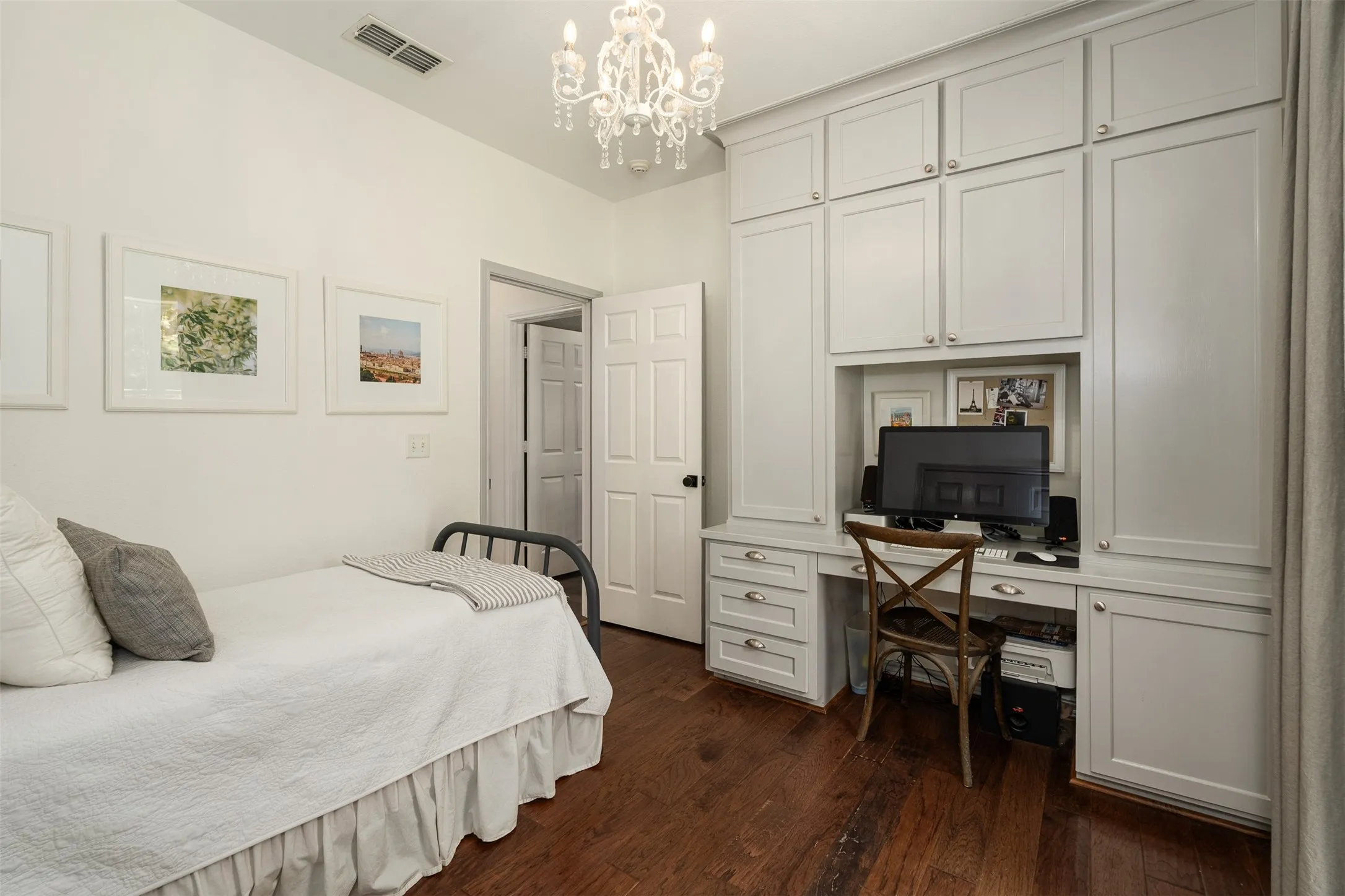 Bedroom 3 with built in desk